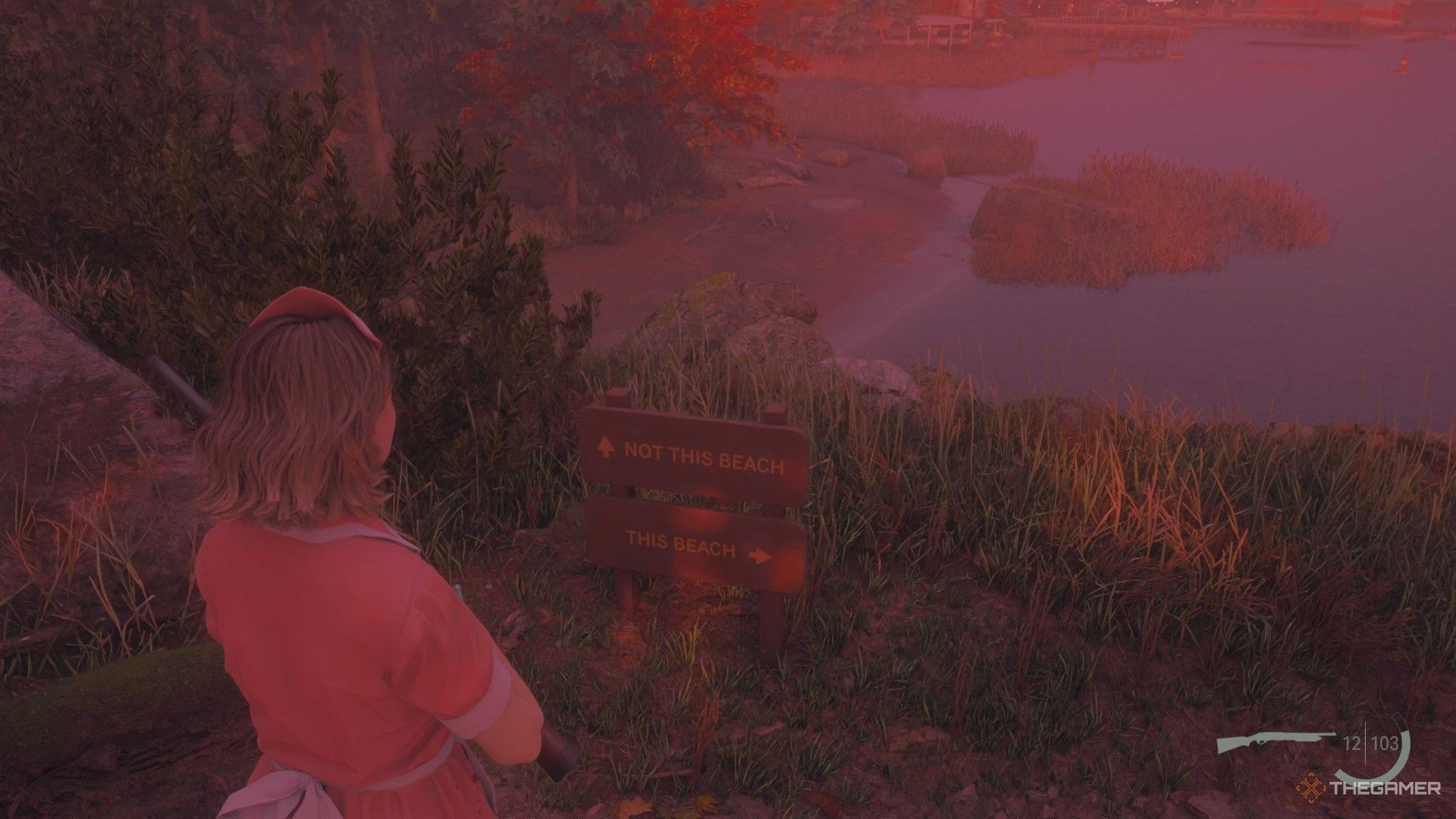 The sign outside the cabin in Alan Wake 2 Night Springs Number One Fan