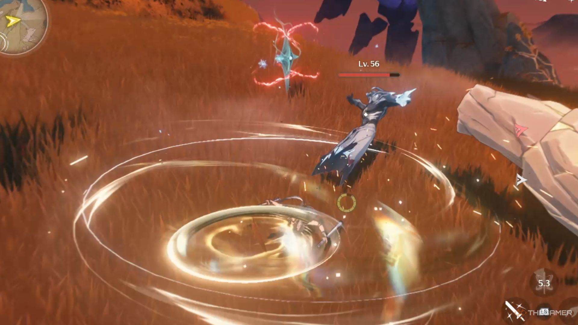 Spectro Rover is doing a Resonating Spin attack on multiple tacet discords.