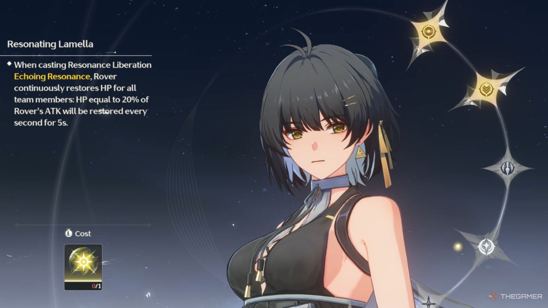 The description of the fourth Resonance Chain is shown in the character details screen.