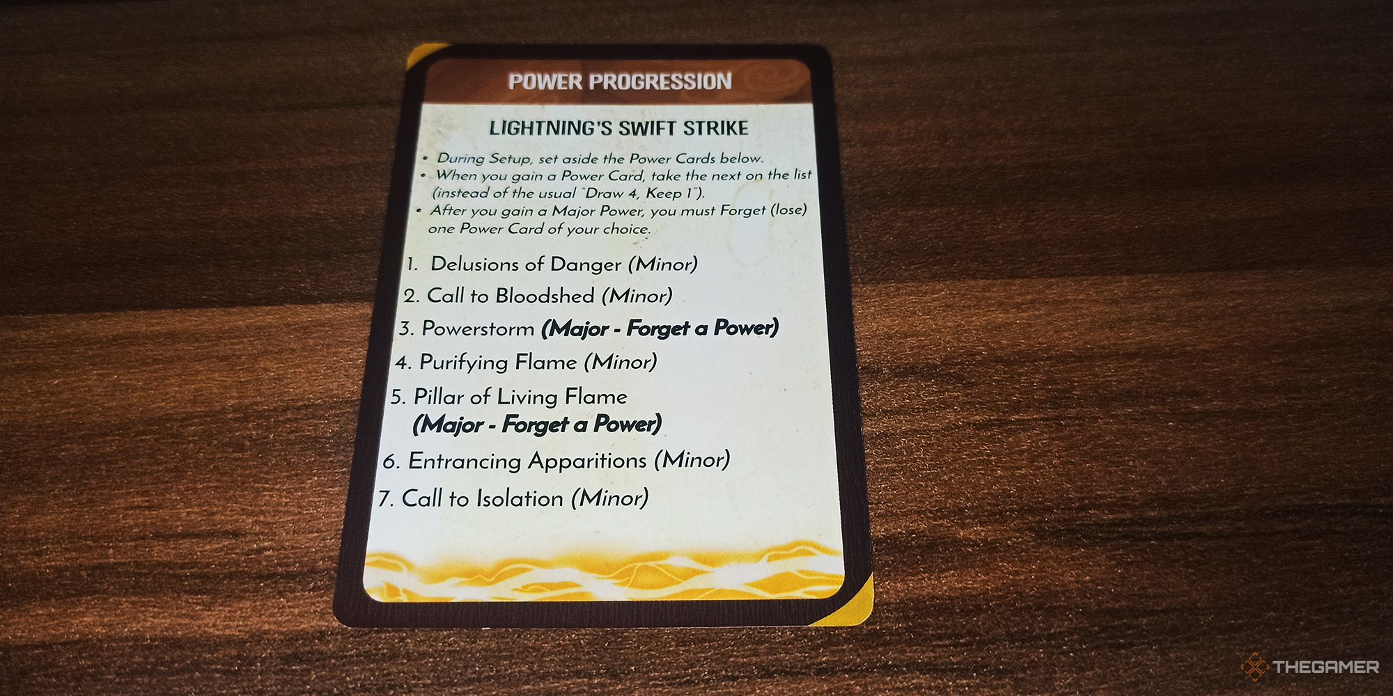 A Power Progression card is shown in Spirit Island