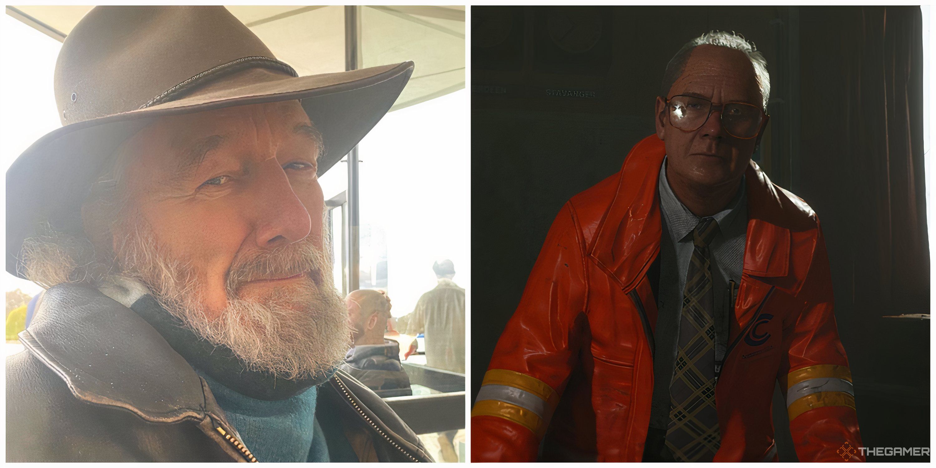Split image of actor Clive Russell and Rennick from Still Wakes the Deep, Final