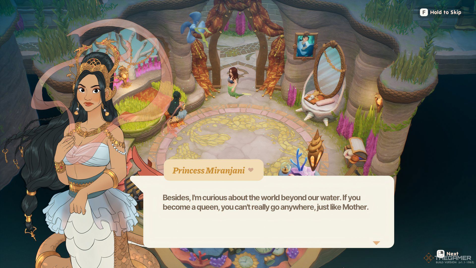 Coral Island Miranjani talks about becoming queen