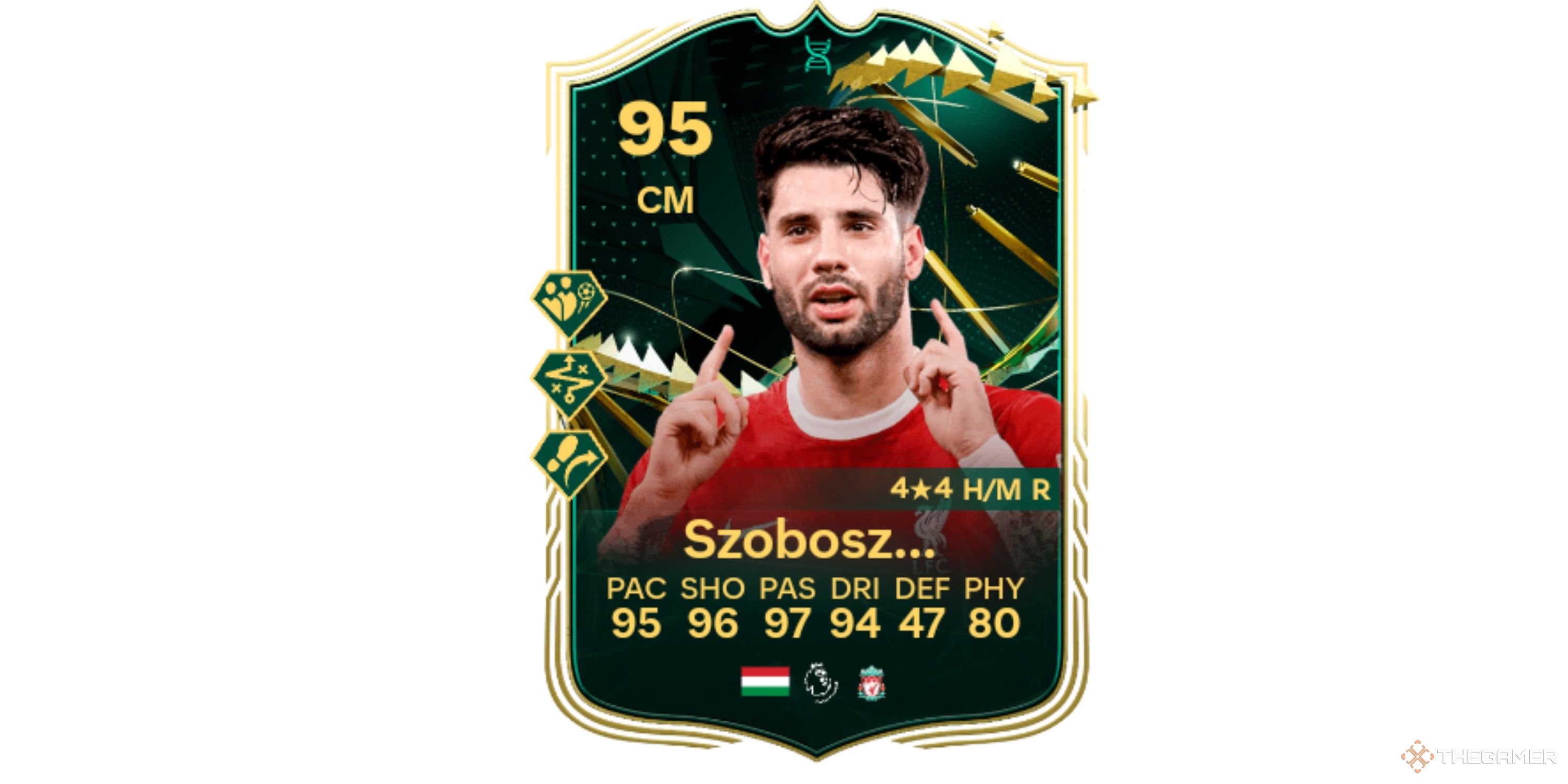 Image showing Szoboszlai EVO Card in EA Sports FC 24 