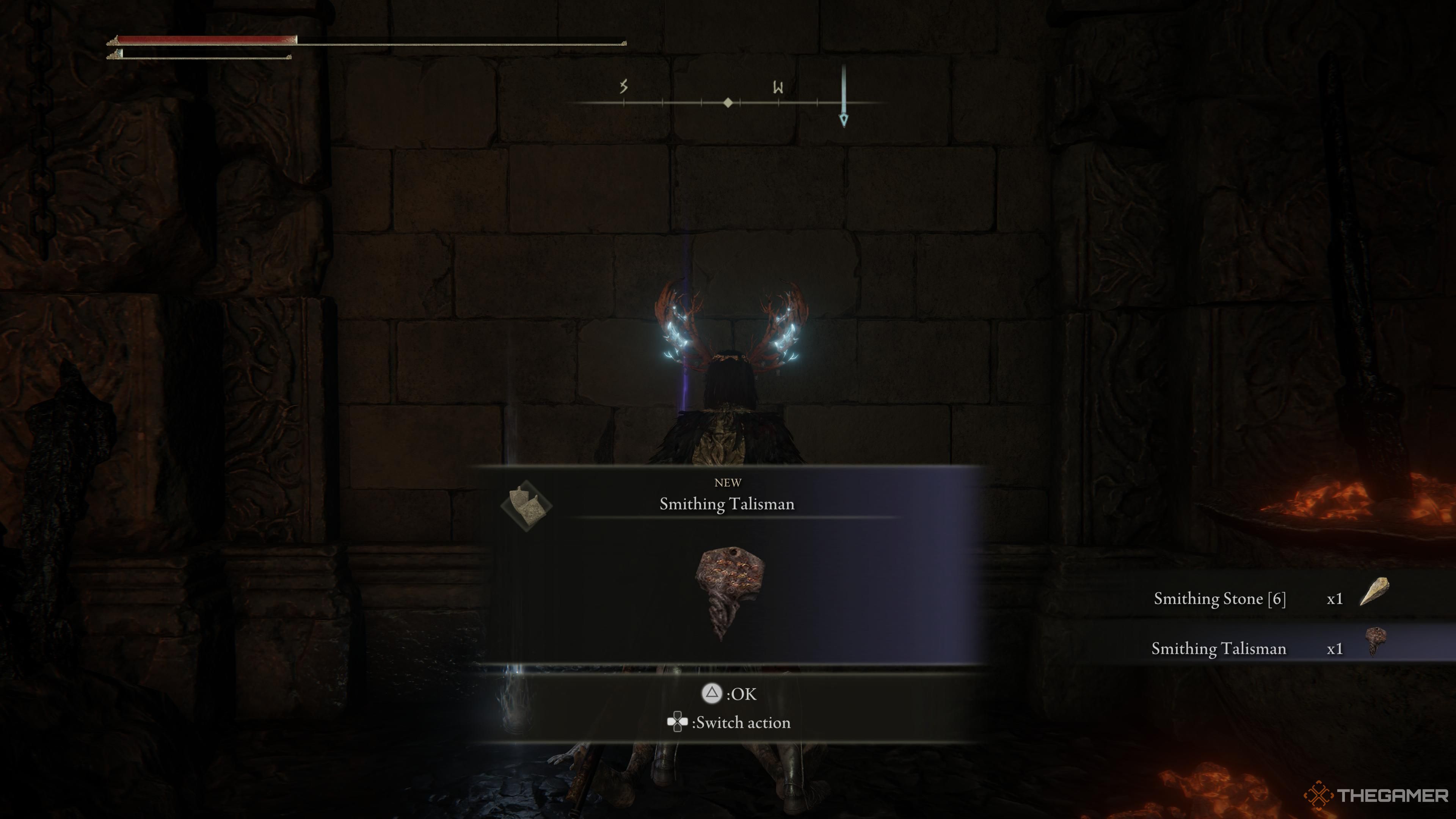 ELDEN RING™Smithing Talisman location