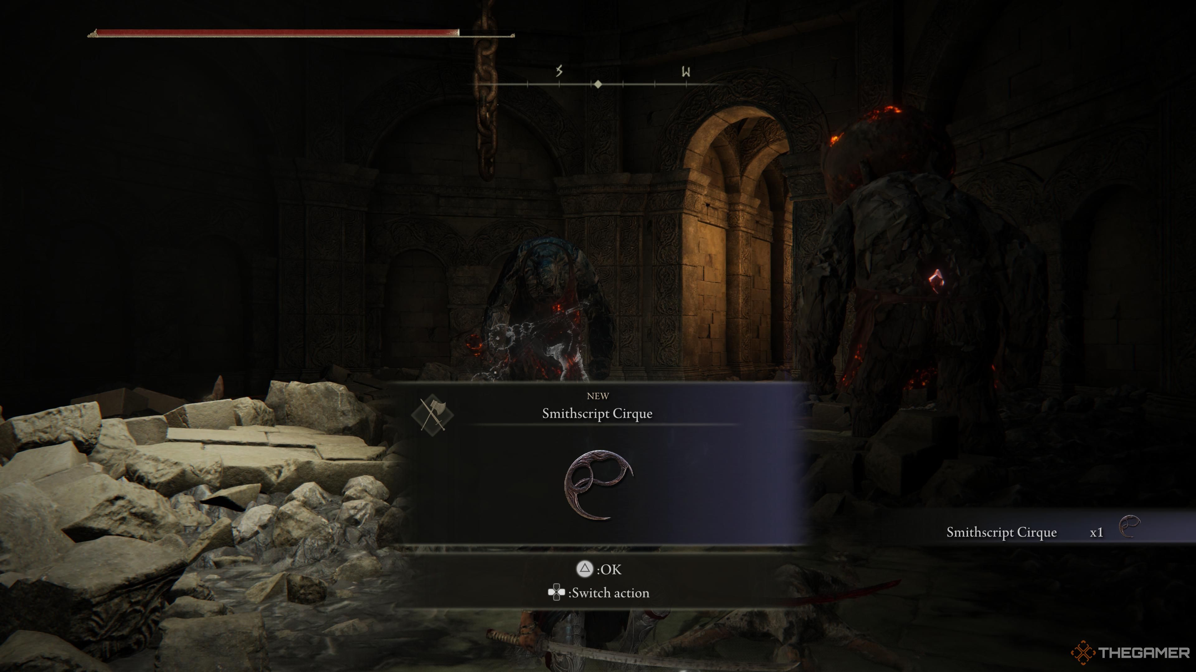 ELDEN RING™Smithscript Cirque Location
