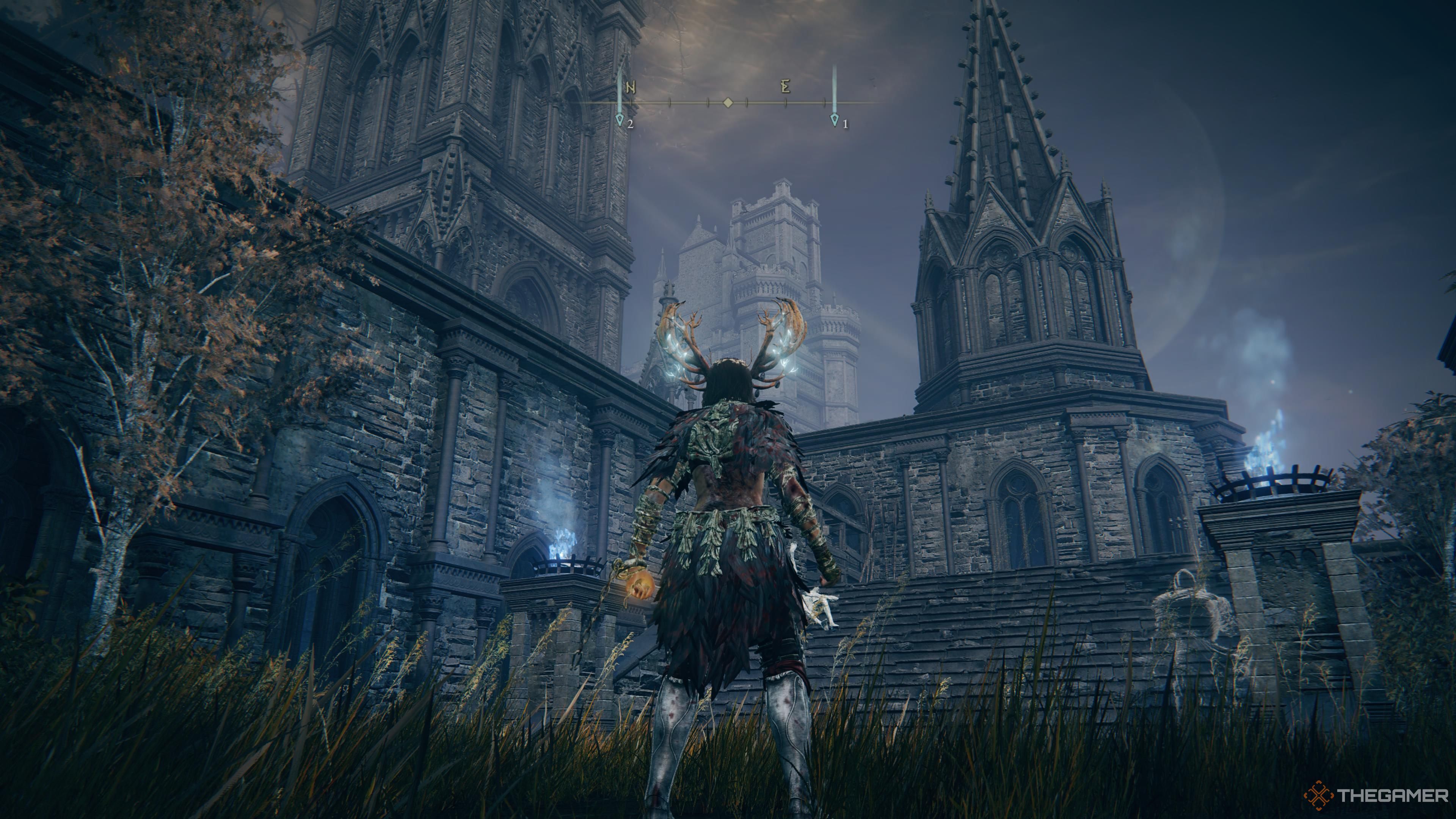 Eldern Ring outside view of carian chapel in castle ensis