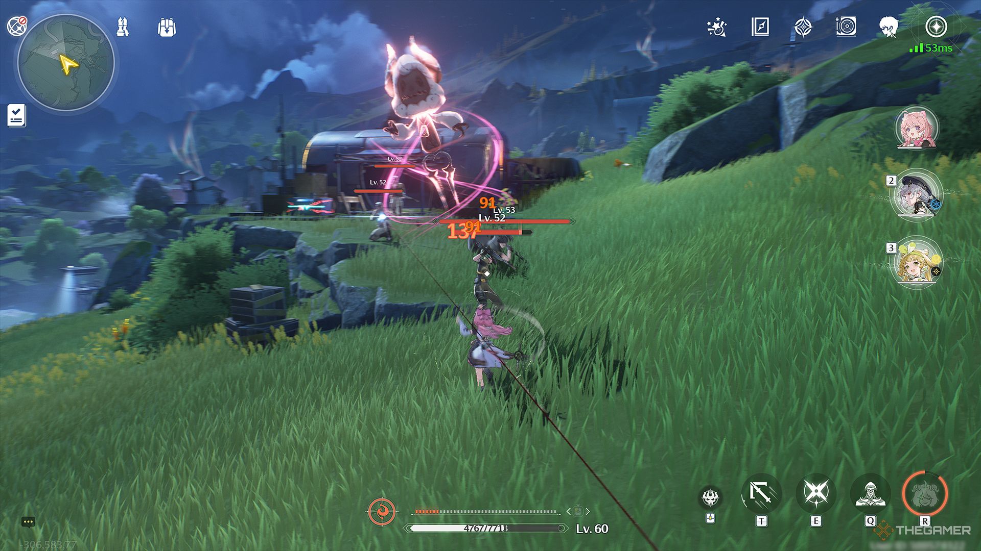 encore's fifth normal attack against a group of exiles
