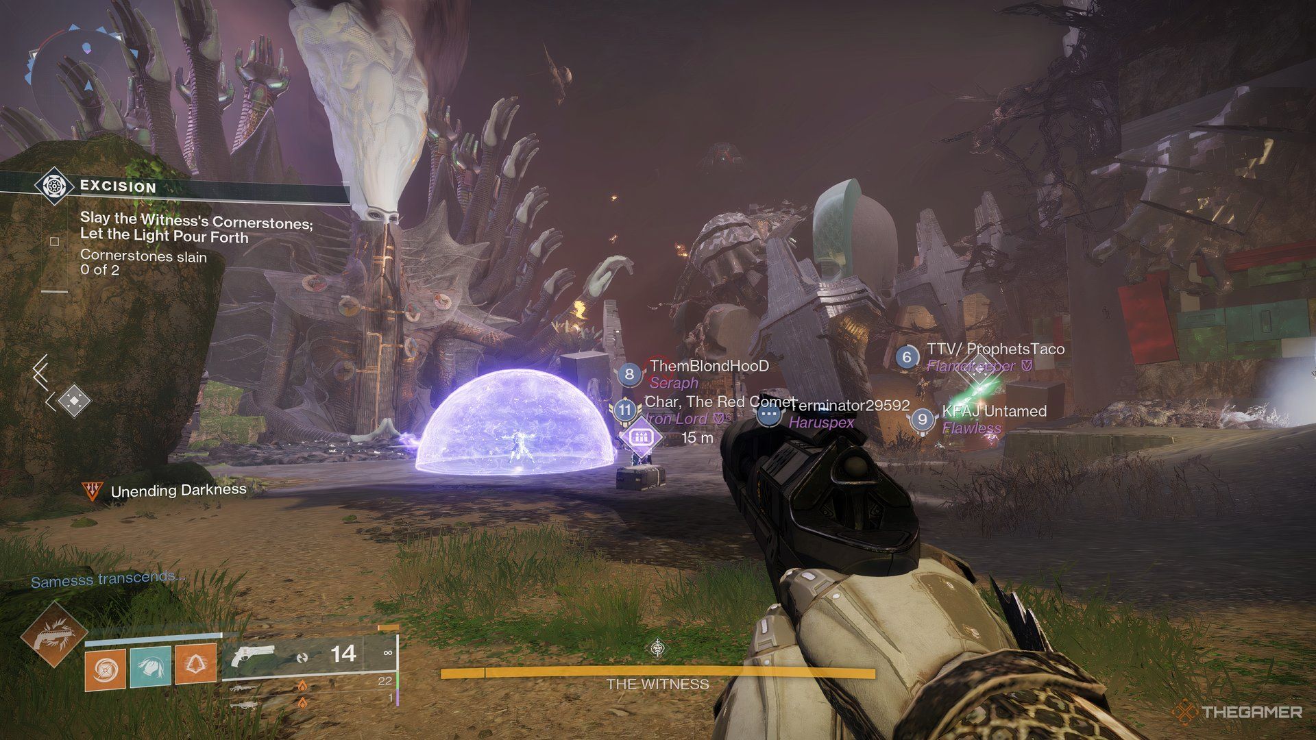 Heavy Ammo crate and a Ward of Dawn for Weapons of Light for everyone to use in the 12-man mission, Excision