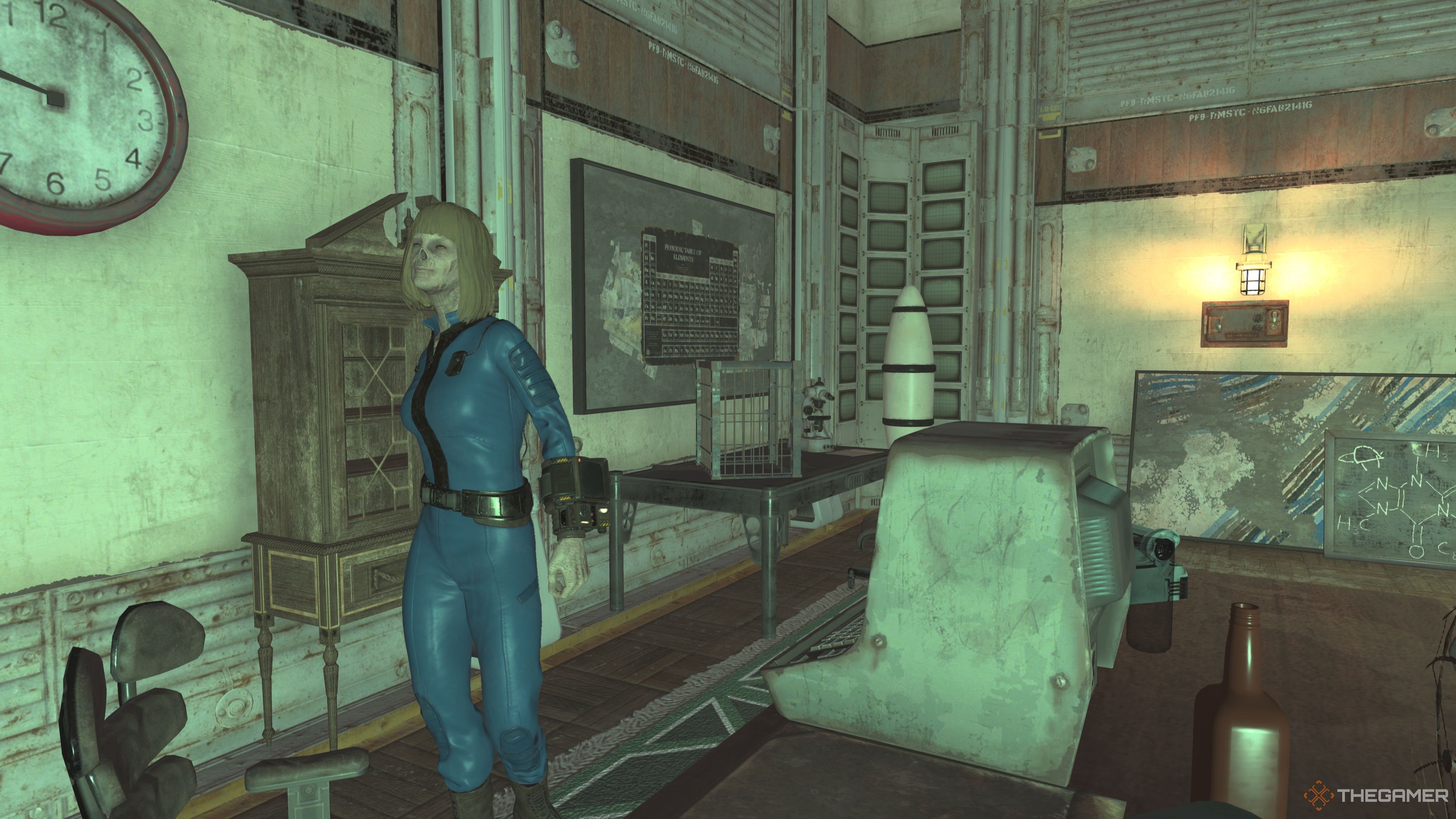 Hilda in her office in the Organics Sector in Fallout 76.