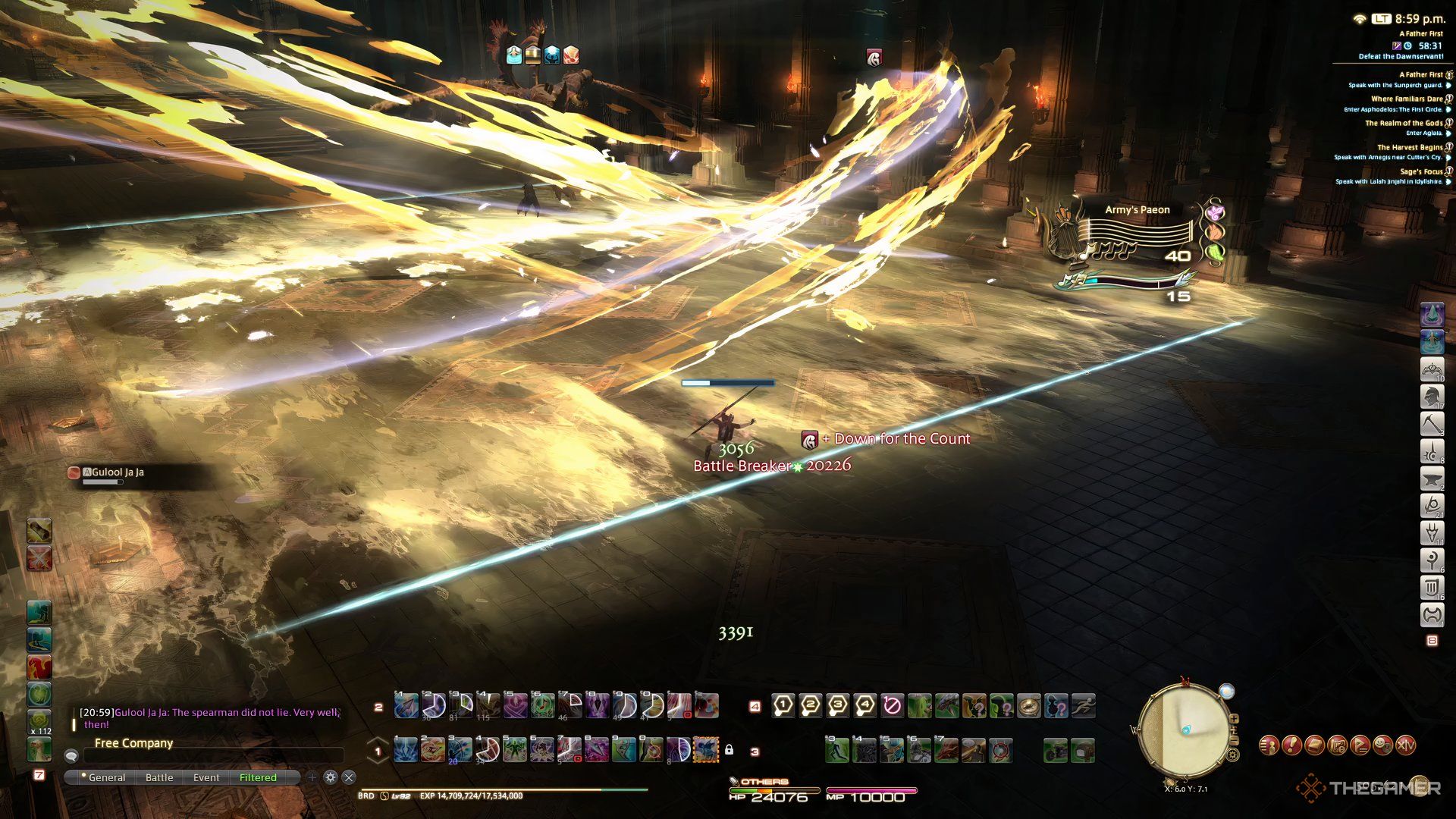 Gulool Ja Ja using Battle Breaker in Final Fantasy 14 Dawntrail.