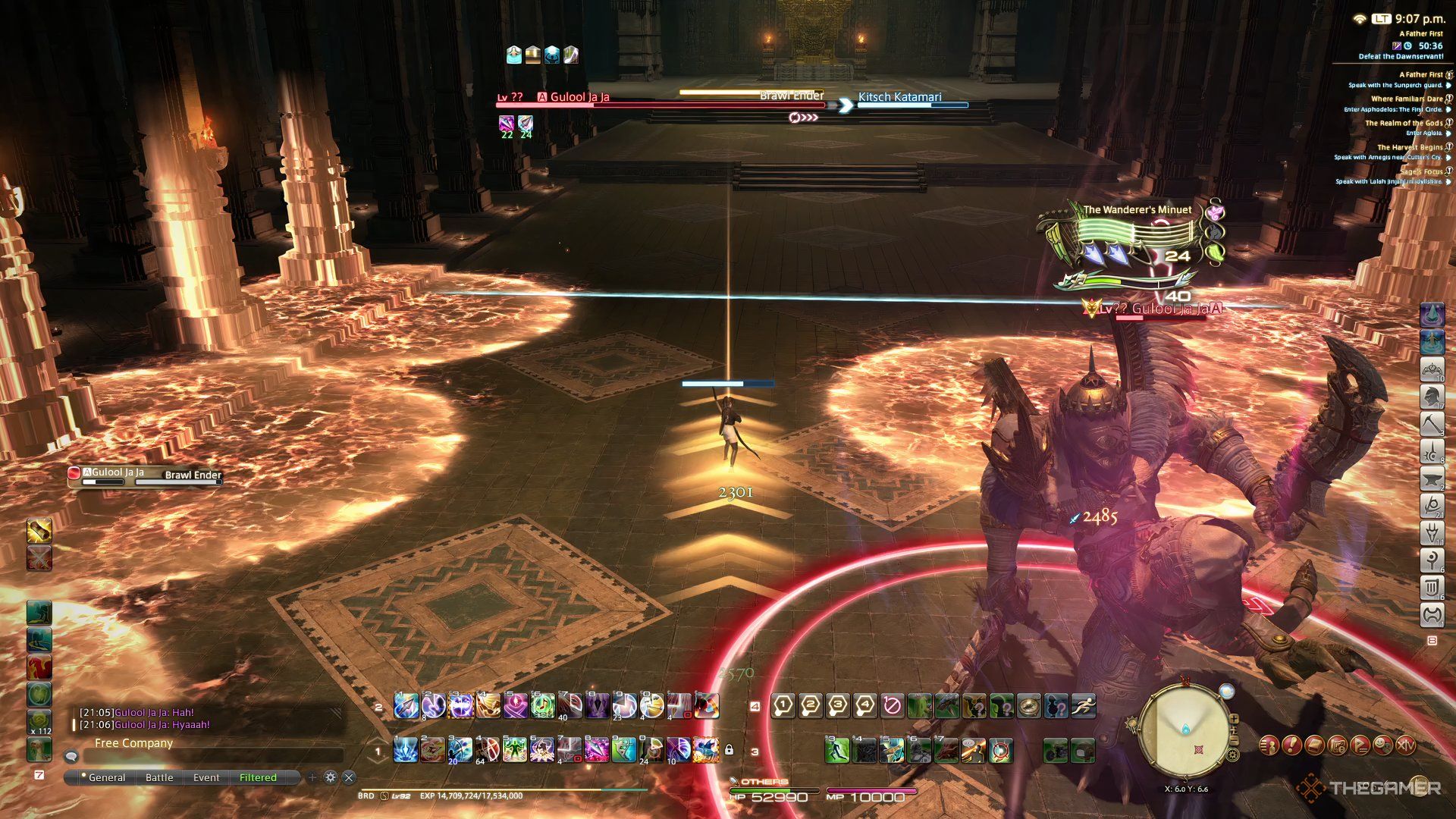 Gulool Ja Ja using Brawl Ender in Final Fantasy 14 Dawntrail.