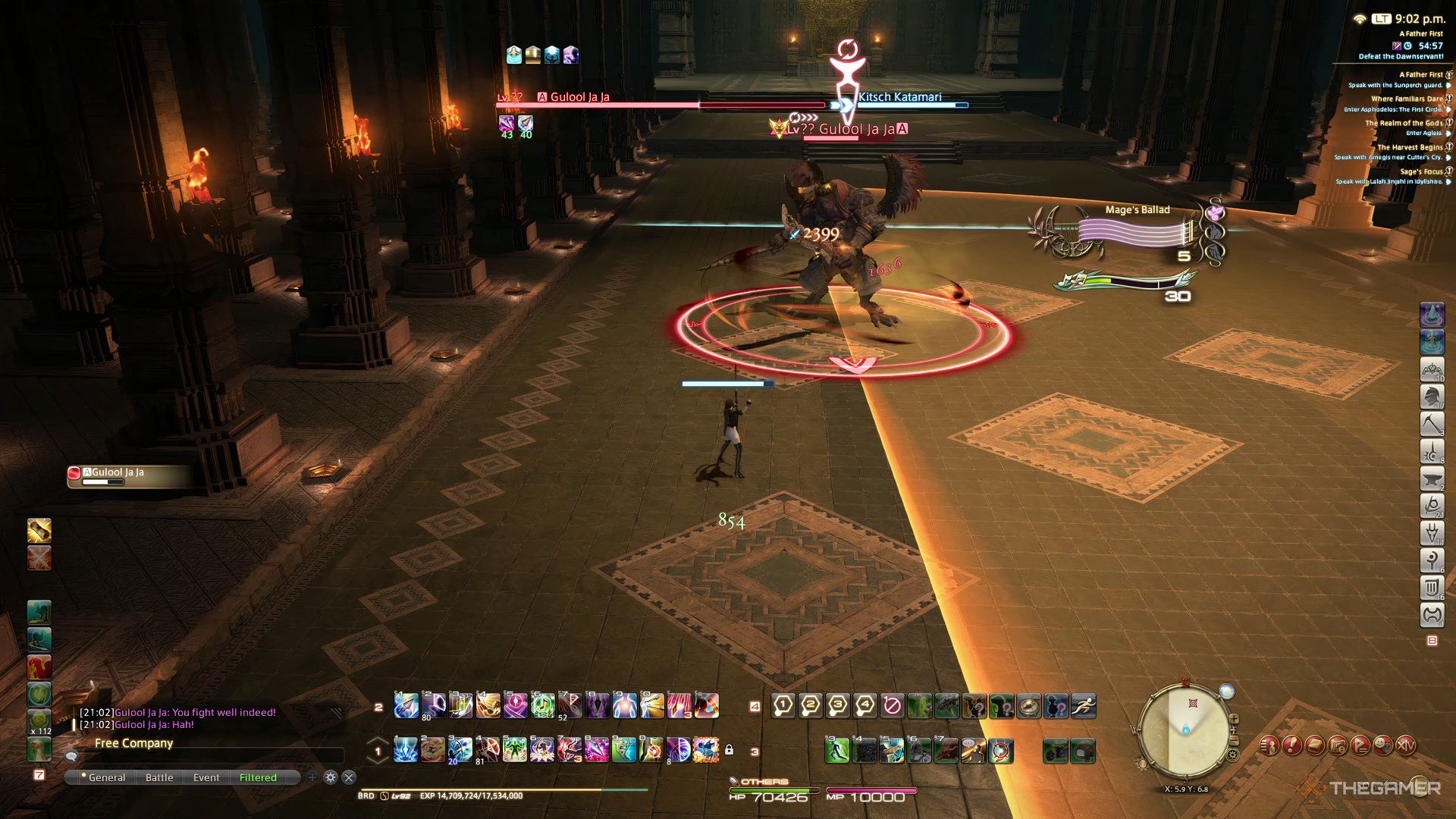 Gulool Ja Ja using Dual Blows in Final Fantasy 14 Dawntrail.