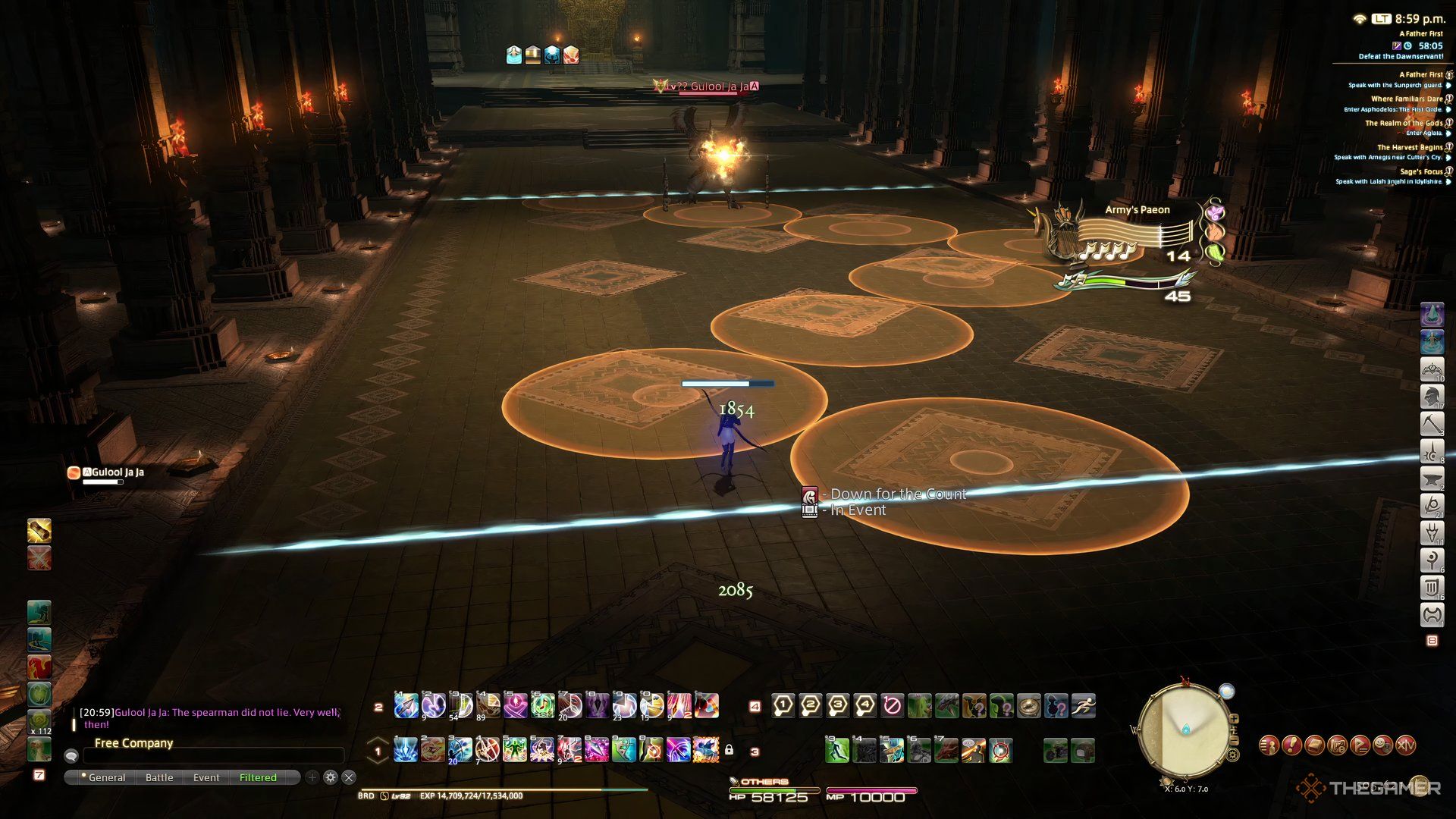 Gulool Ja Ja using Morning Stars in Final Fantasy 14 Dawntrail.