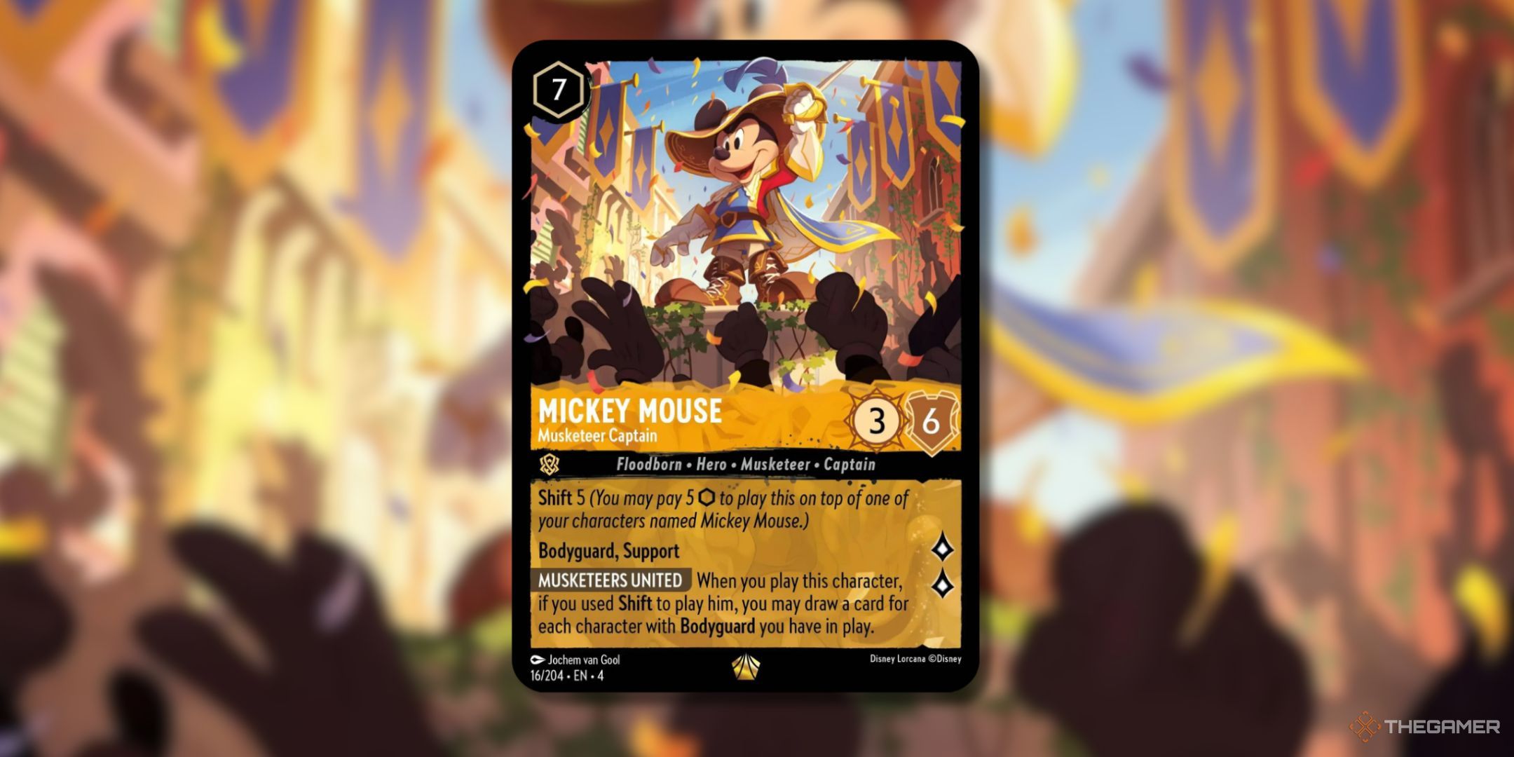 Mickey Mouse Musketeer Captain from Disney Lorcana