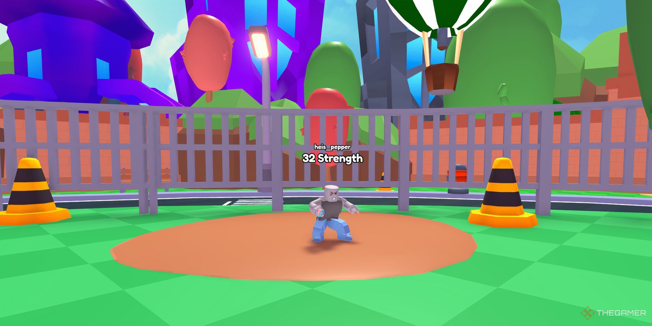 a player in Catch Da Baby on Roblox