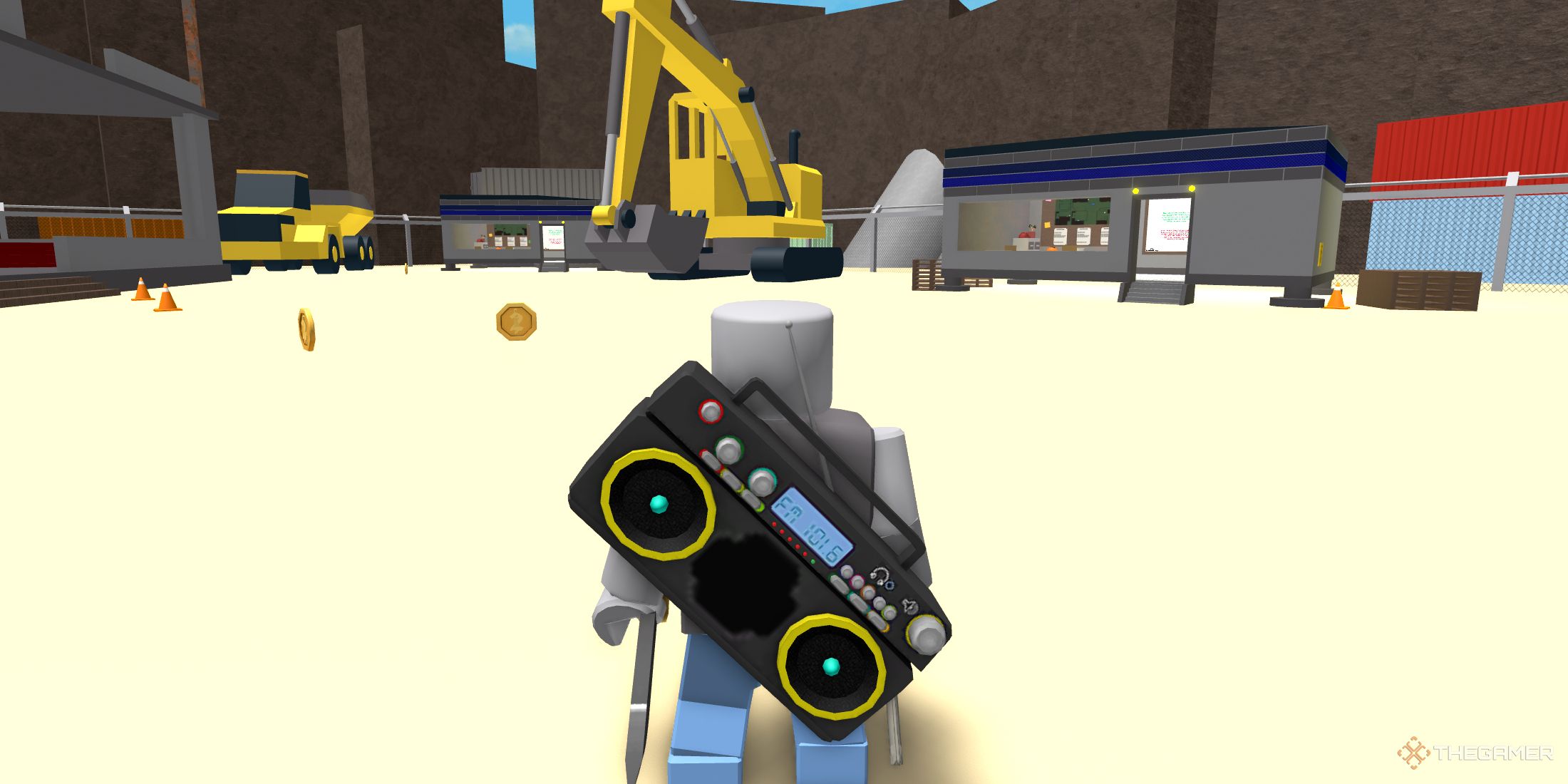 a player from his back in Cocoa's MM2 on Roblox