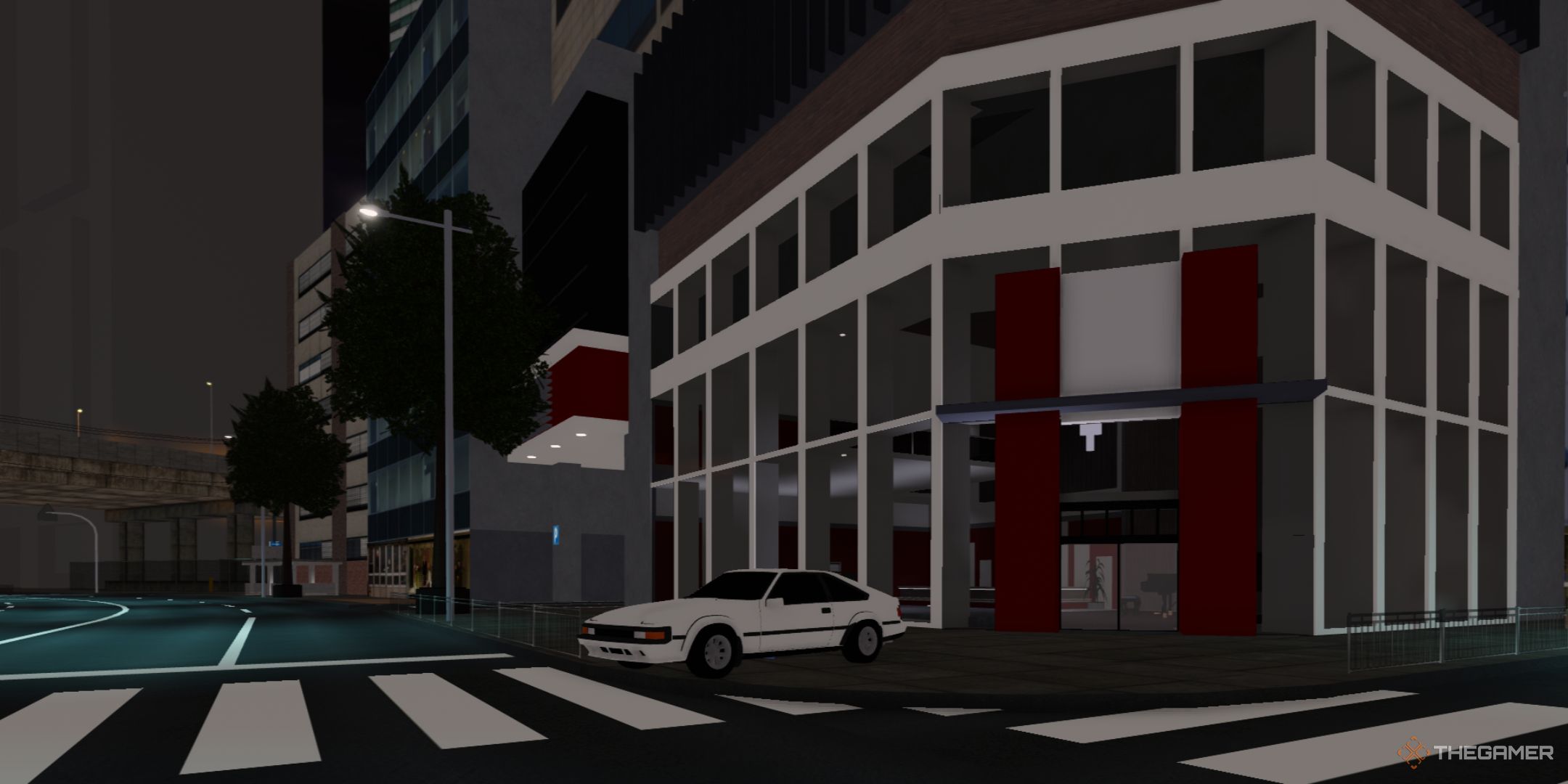 a player's car in Midnight Racing Tokyo on Roblox