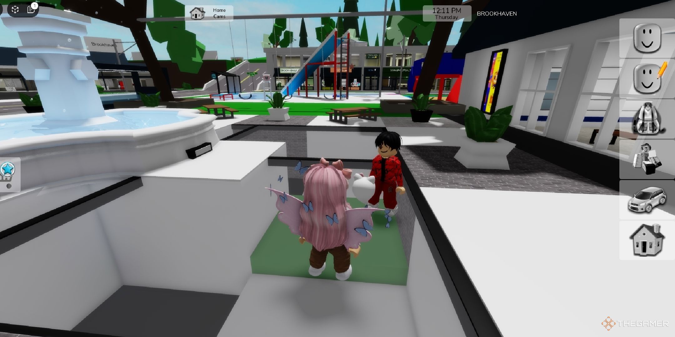 roblox brookhaven player facing another