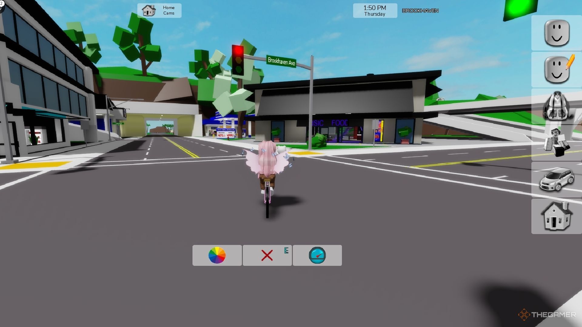 roblox brookhaven player on bike