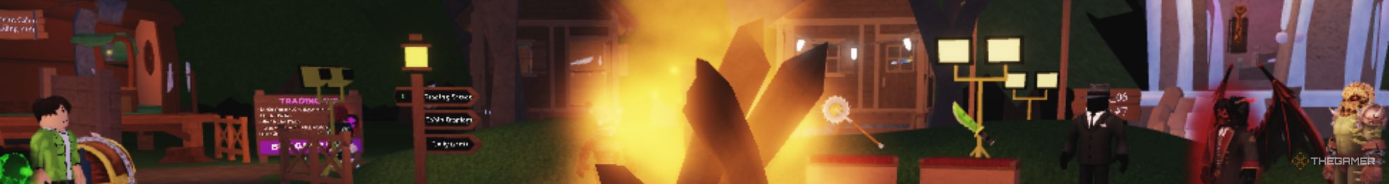 the campfire hub in roblox survive the killer