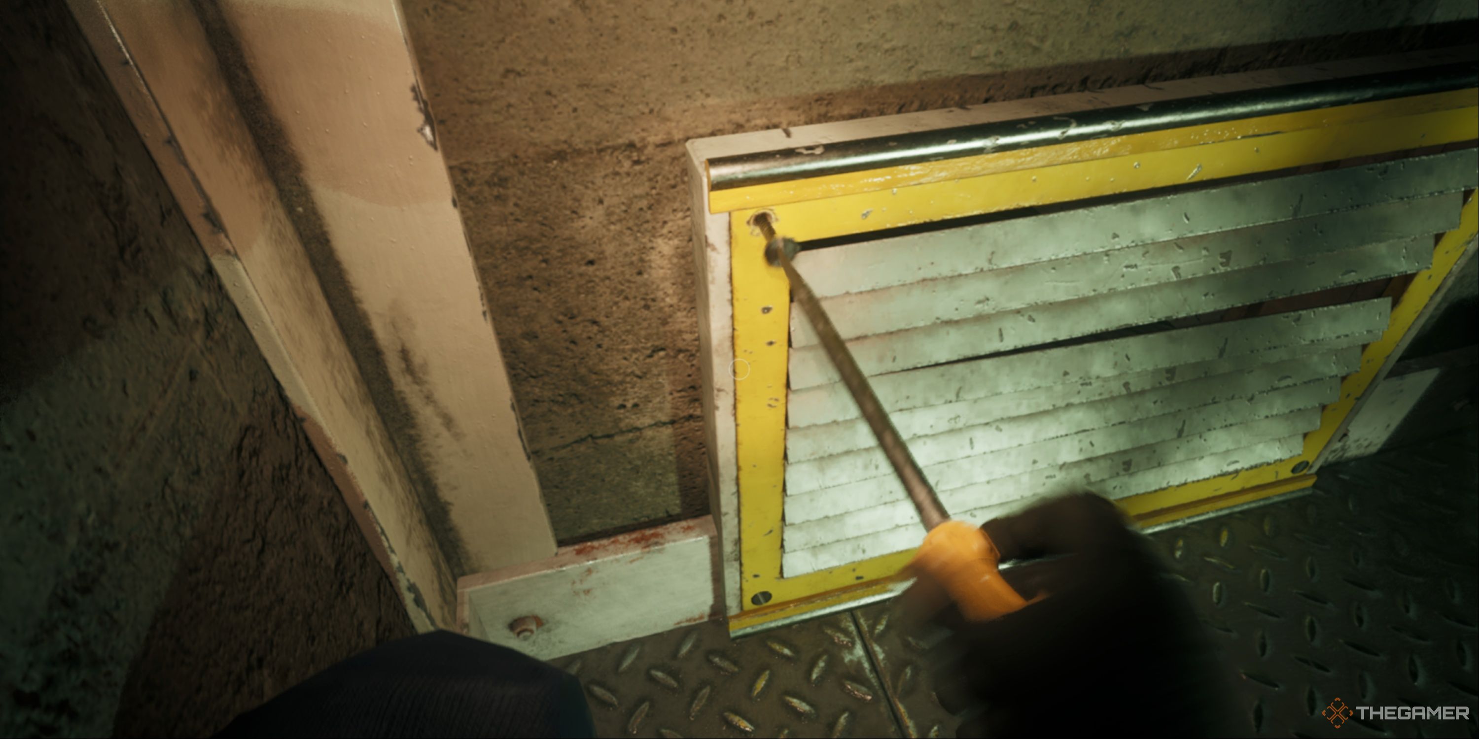 Still Wakes The Deep Caz Unscrewing A Vent Cover With A Screwdriver