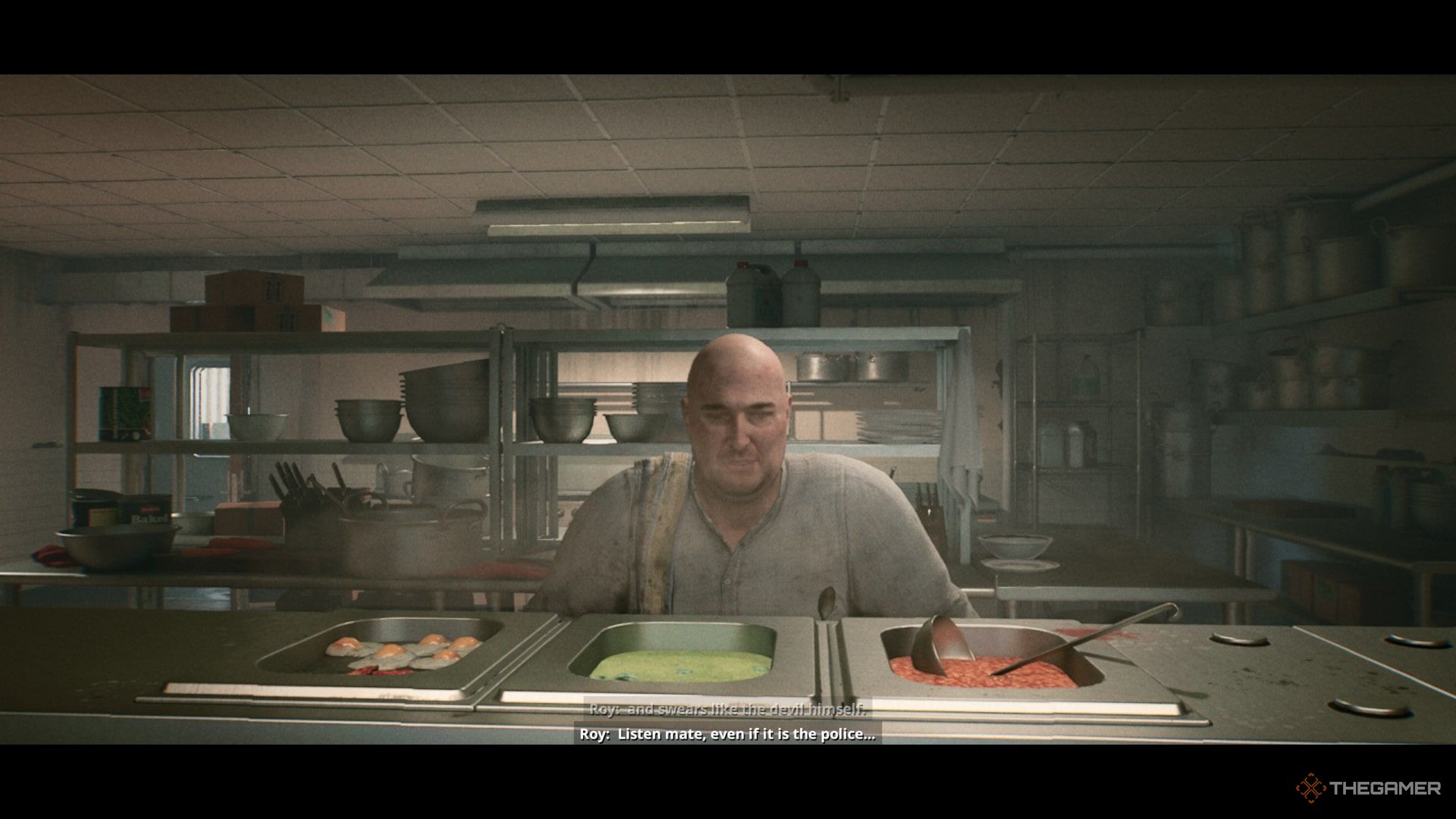 Still Wakes The Deep Roy In The Kitchen Telling Caz How He Swears Like The Devil Himself