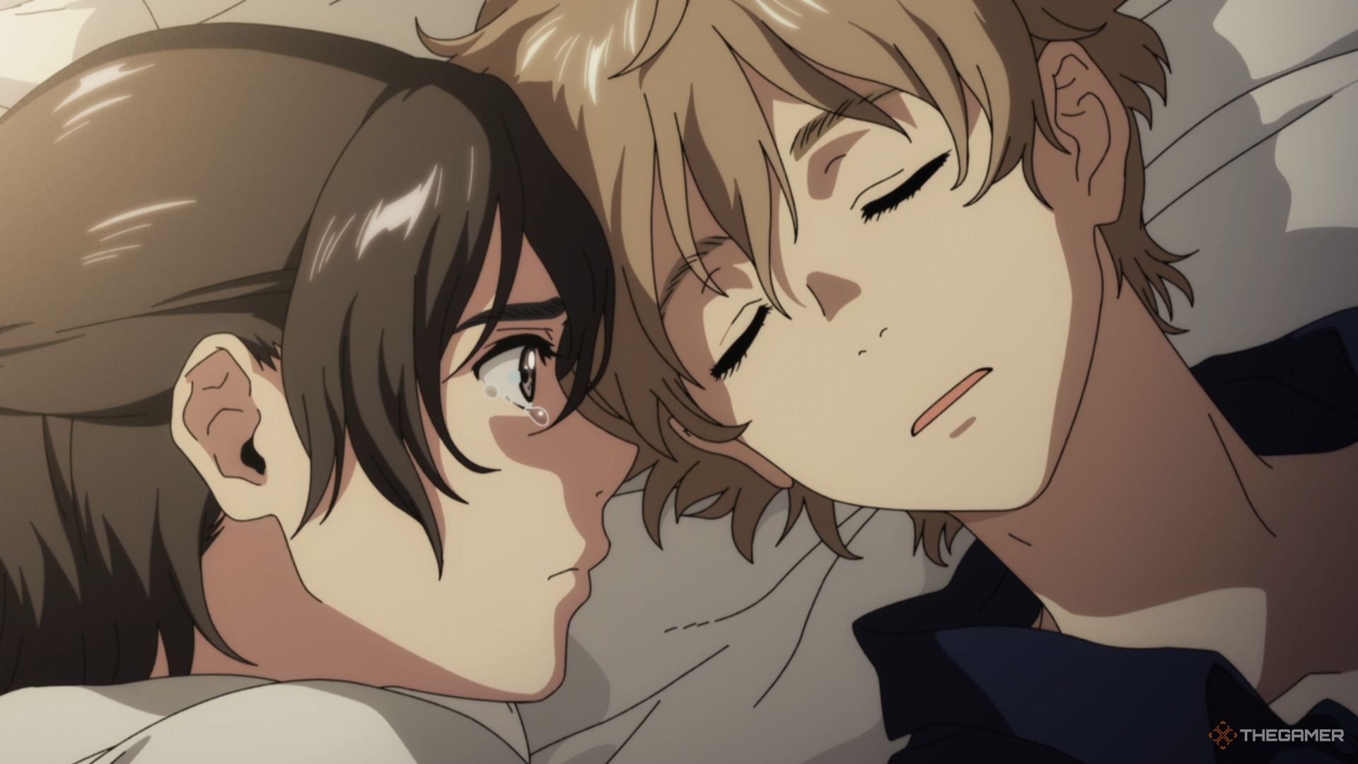 A screenshot from about halfway through Stranger by the Shore