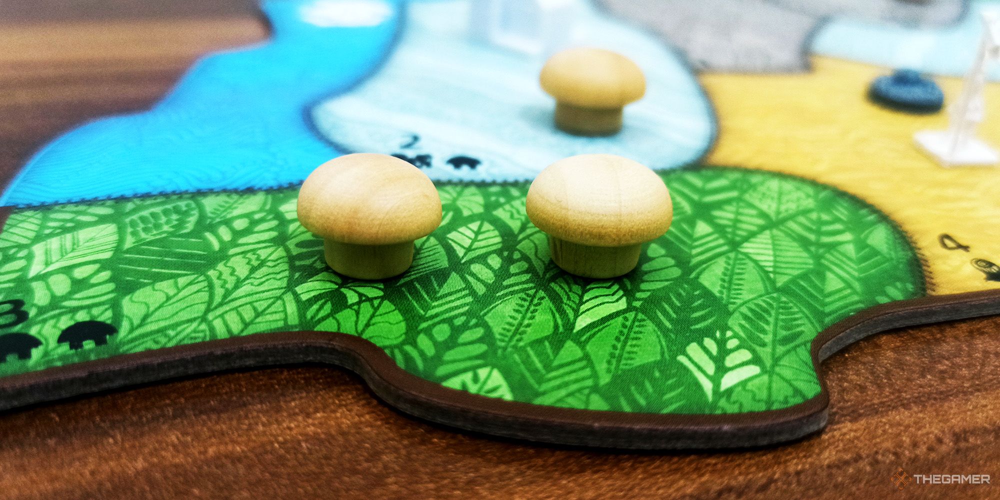 The Dahan figures on the Island Board are being shown in Spirit Island
