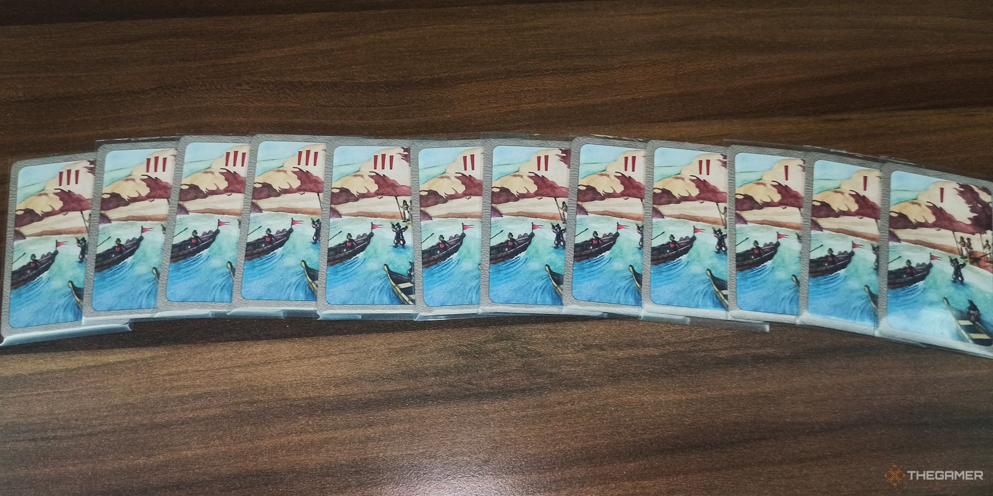 The player sets up the Invader Deck in Spirit Island