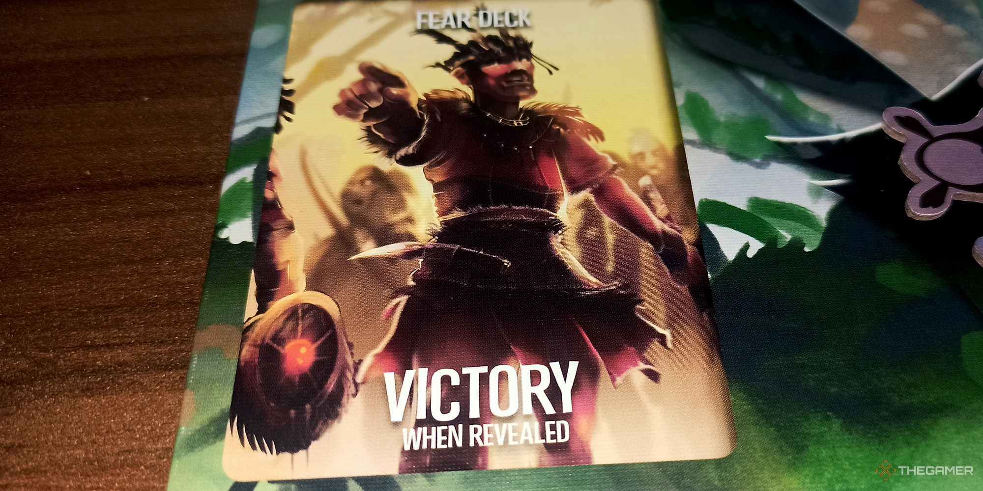 The printed Victory section under the Fear Cards is being shown in Spirit Island