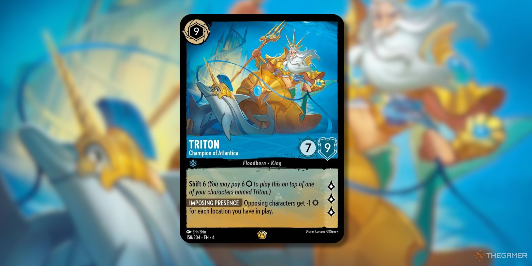 Triton Champion of Atlantica from Disney Lorcana