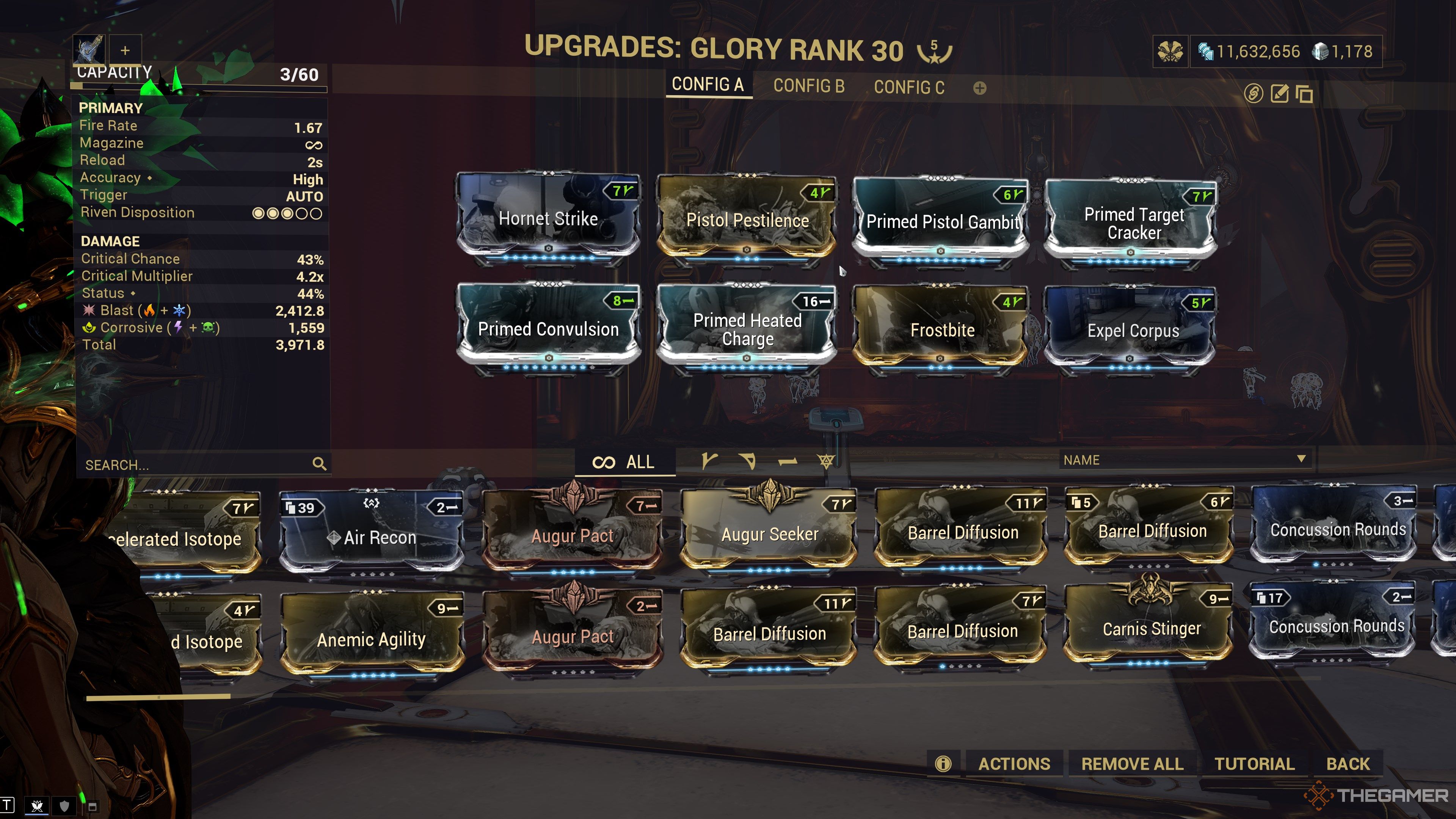 Warframe Jade Demolition Build Glory Mods