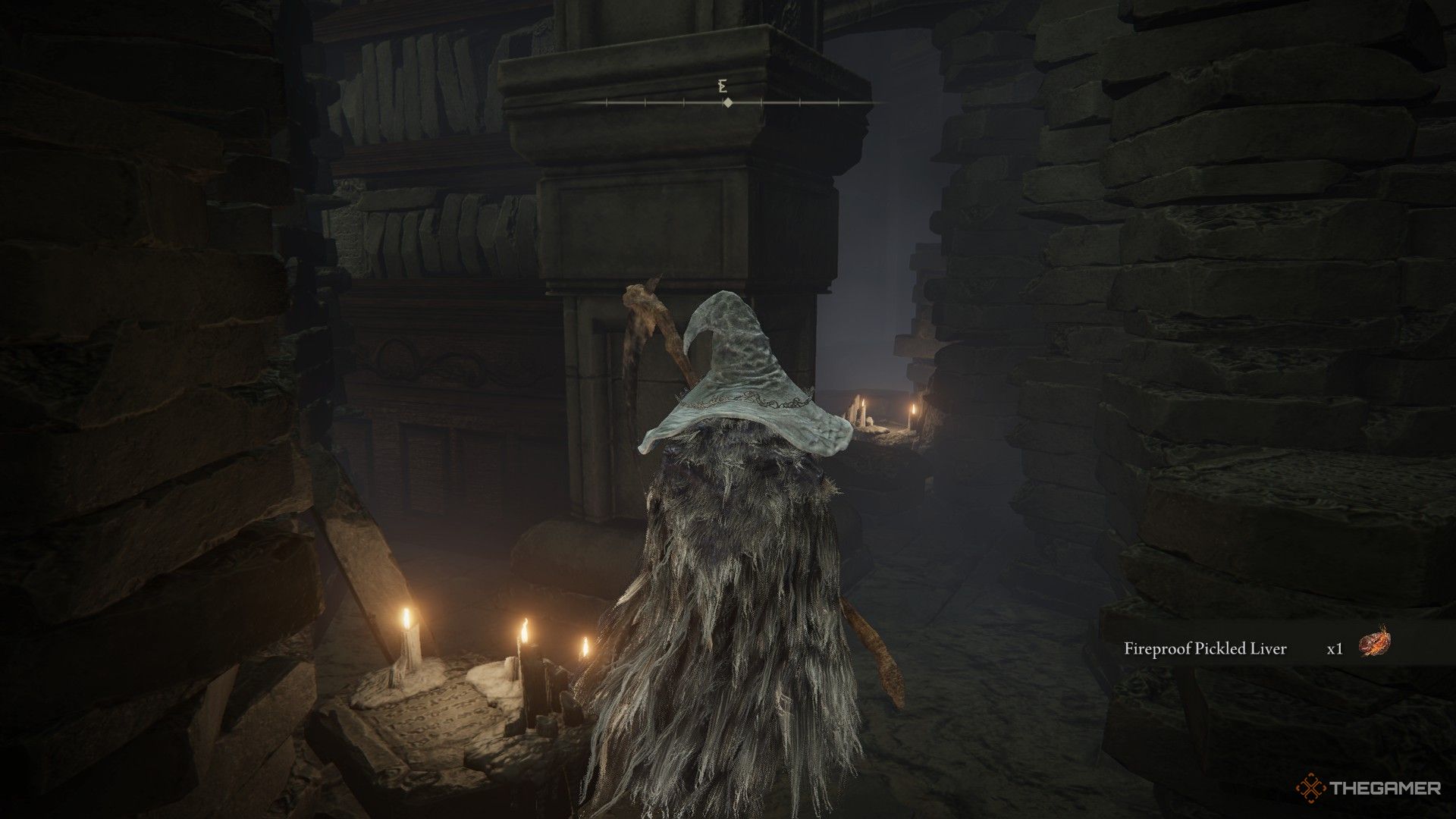 Player finds a gap in the wall in the Specimen Storehouse in Elden Ring: Shadow of the Erdtree.