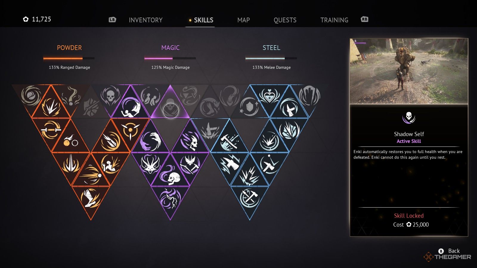 the Shadow Self skill in Flintlock: The Siege of Dawn.