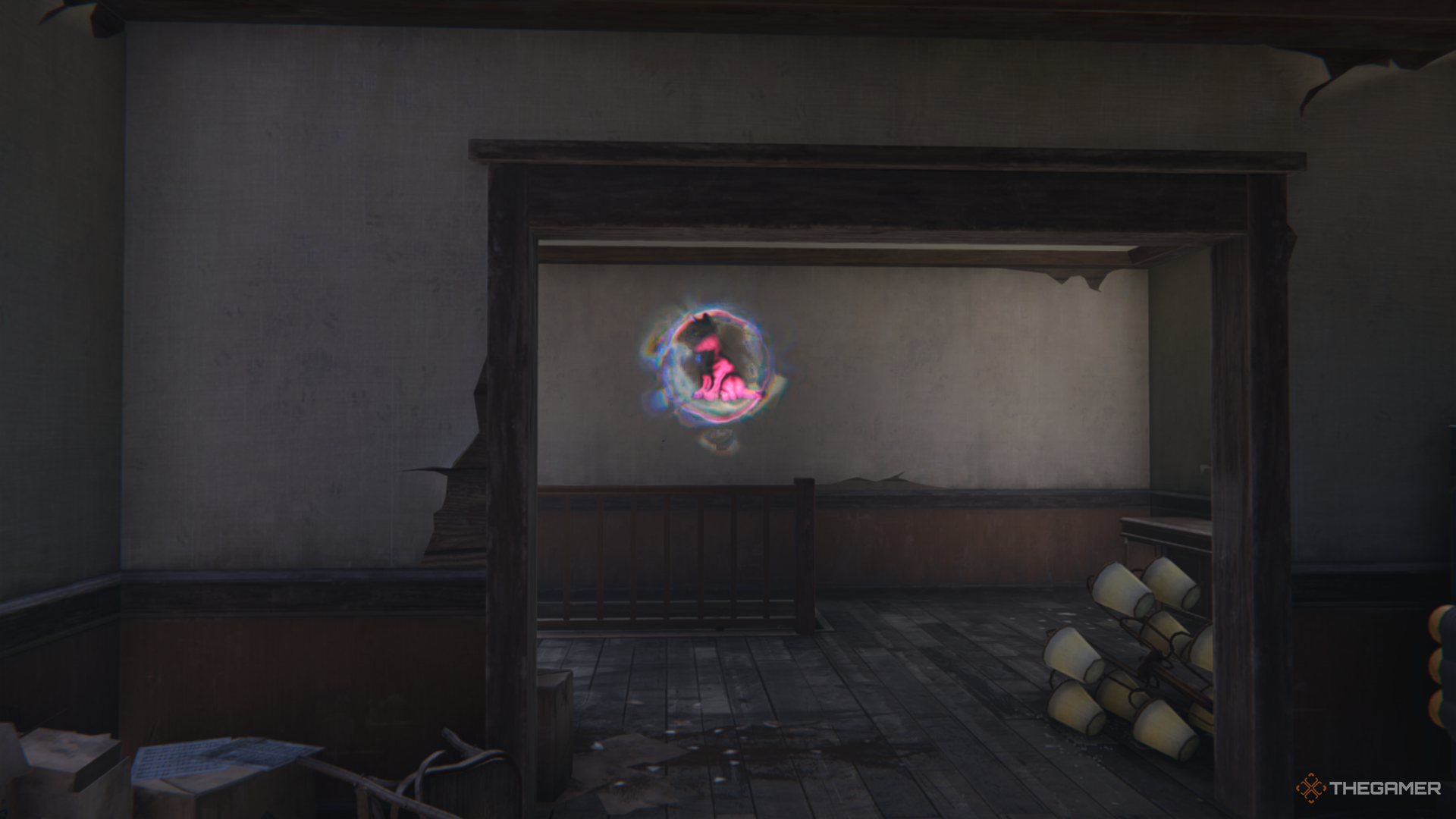 Once Human: Extradimensonal Cat Deviant Floating In Pink Orb