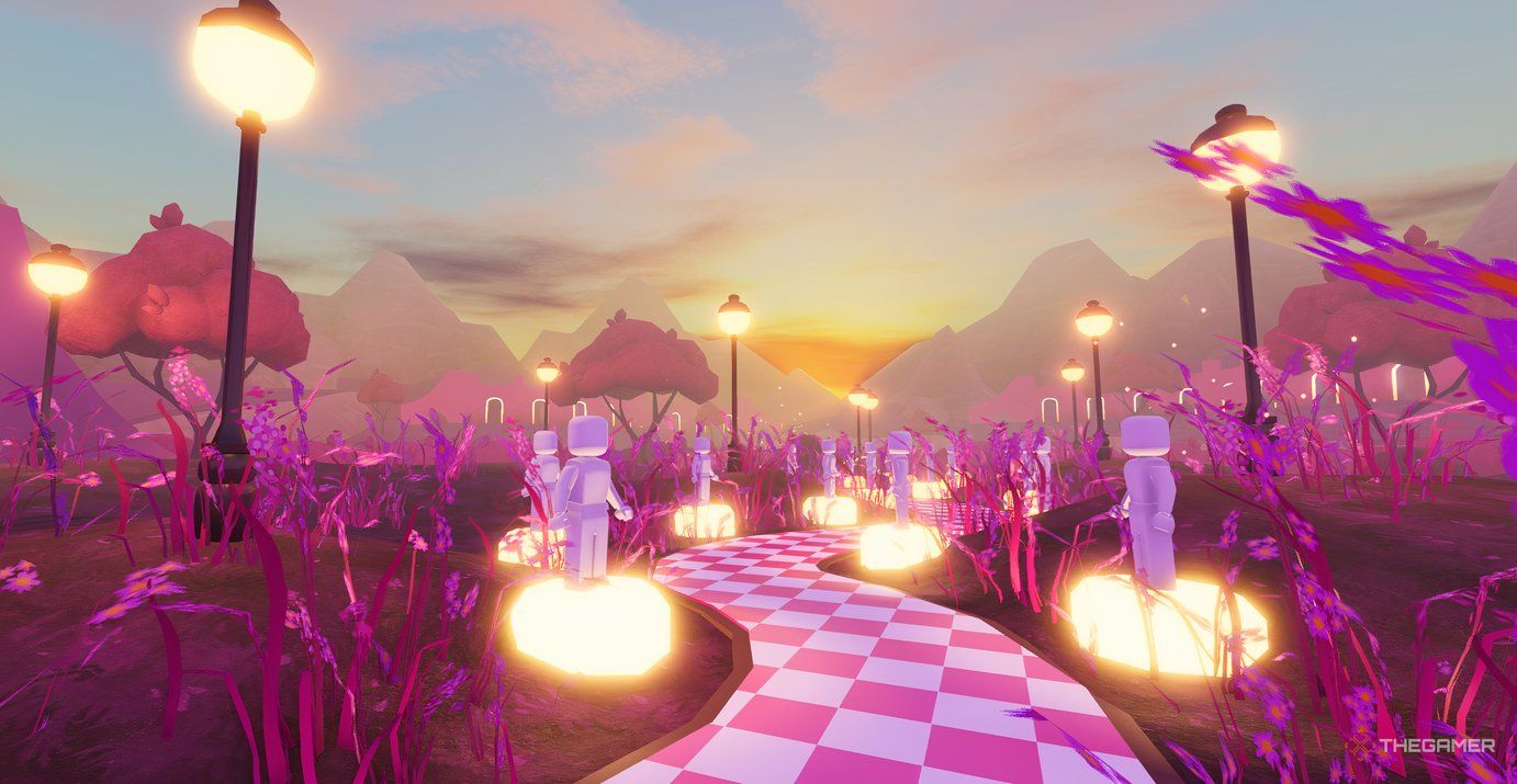 Coach's portal world in Fashion Famous 2 from Roblox.
