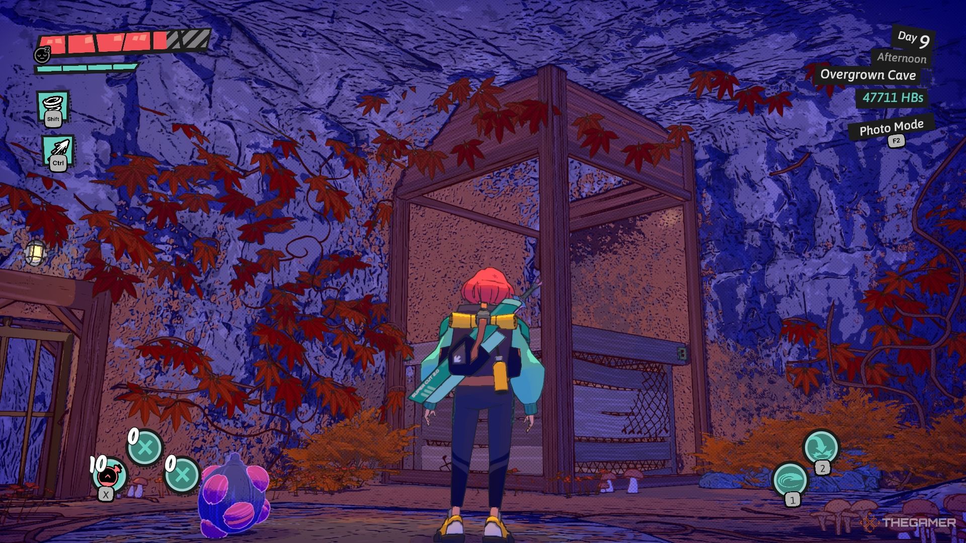 Luisa solving weight puzzles with very large berries.