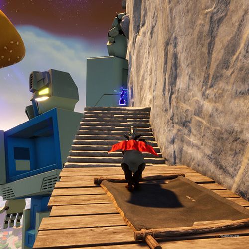 Fifteenth trinket location of Mount Olympus in Goat Simulator 3 Multiverse of Nonsense.