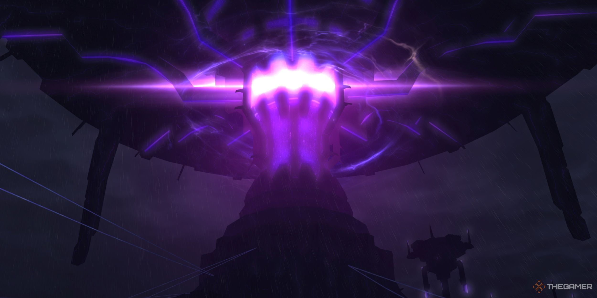 A look of the outside of the Origenics Dungeon in Final Fantasy 14: Dawntrail