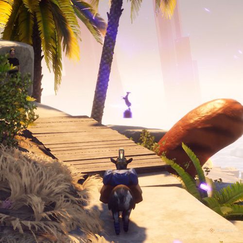 First trinket location of Mount Olympus in Goat Simulator 3 Multiverse of Nonsense.