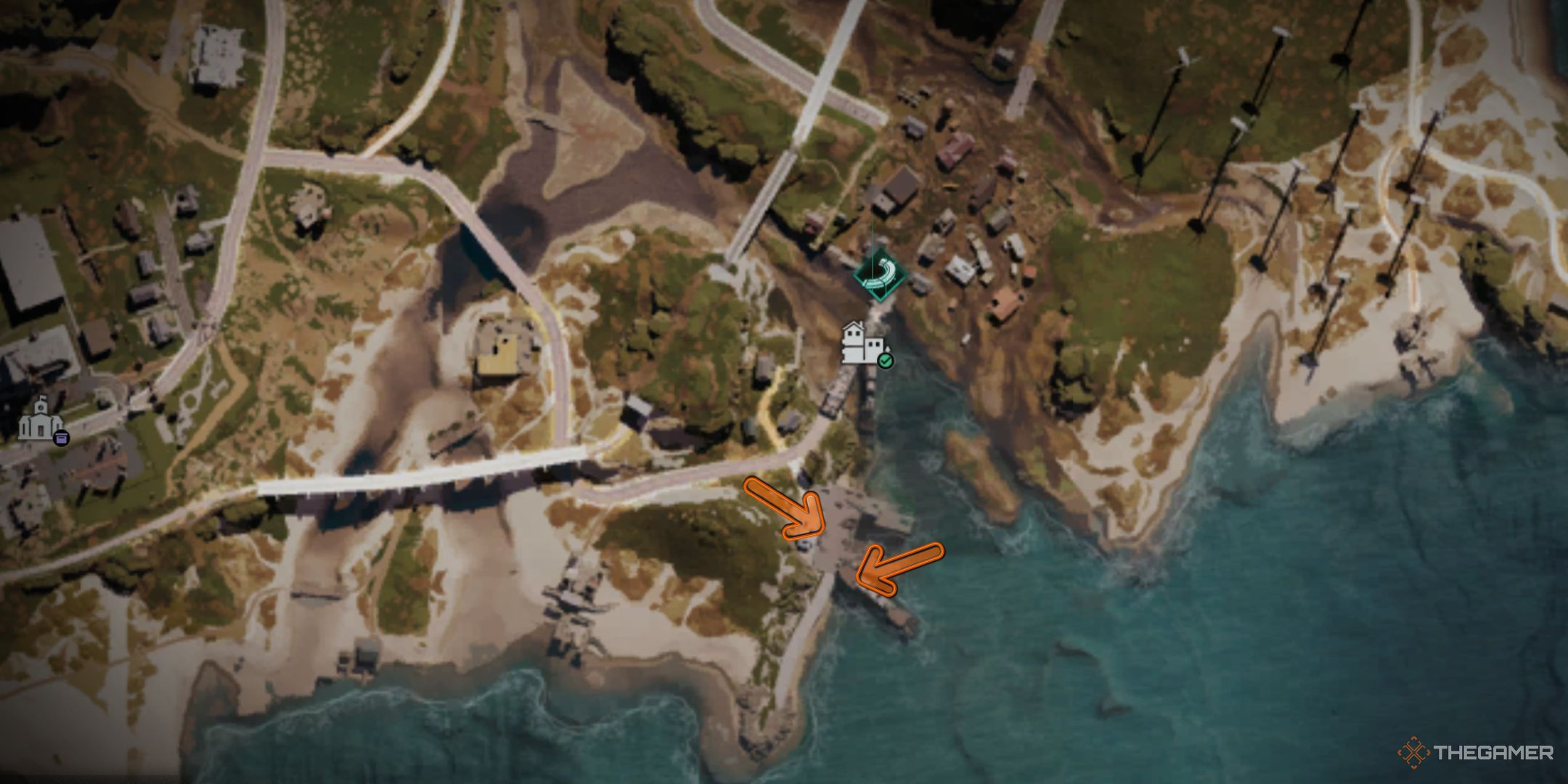 Once Human Harborside Marking The Elite Enemy And Weapon Crate Location