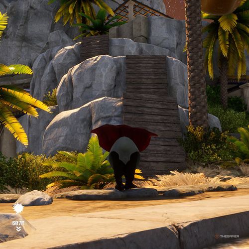 Pilgor prepares to climb highest mountain in Goat Simulator 3 Multiverse of Nonsense.