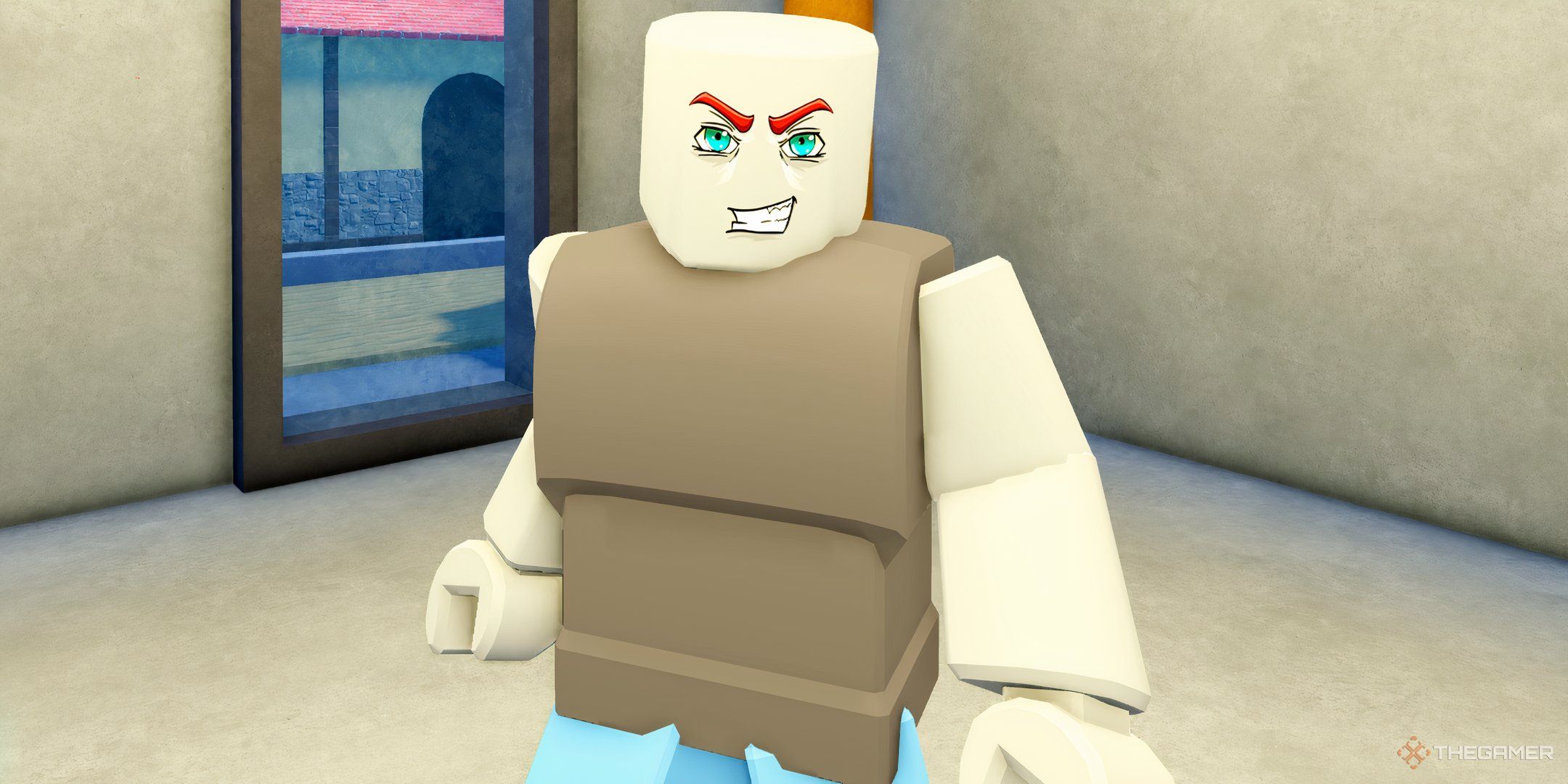 a player in Rock Fruit on Roblox
