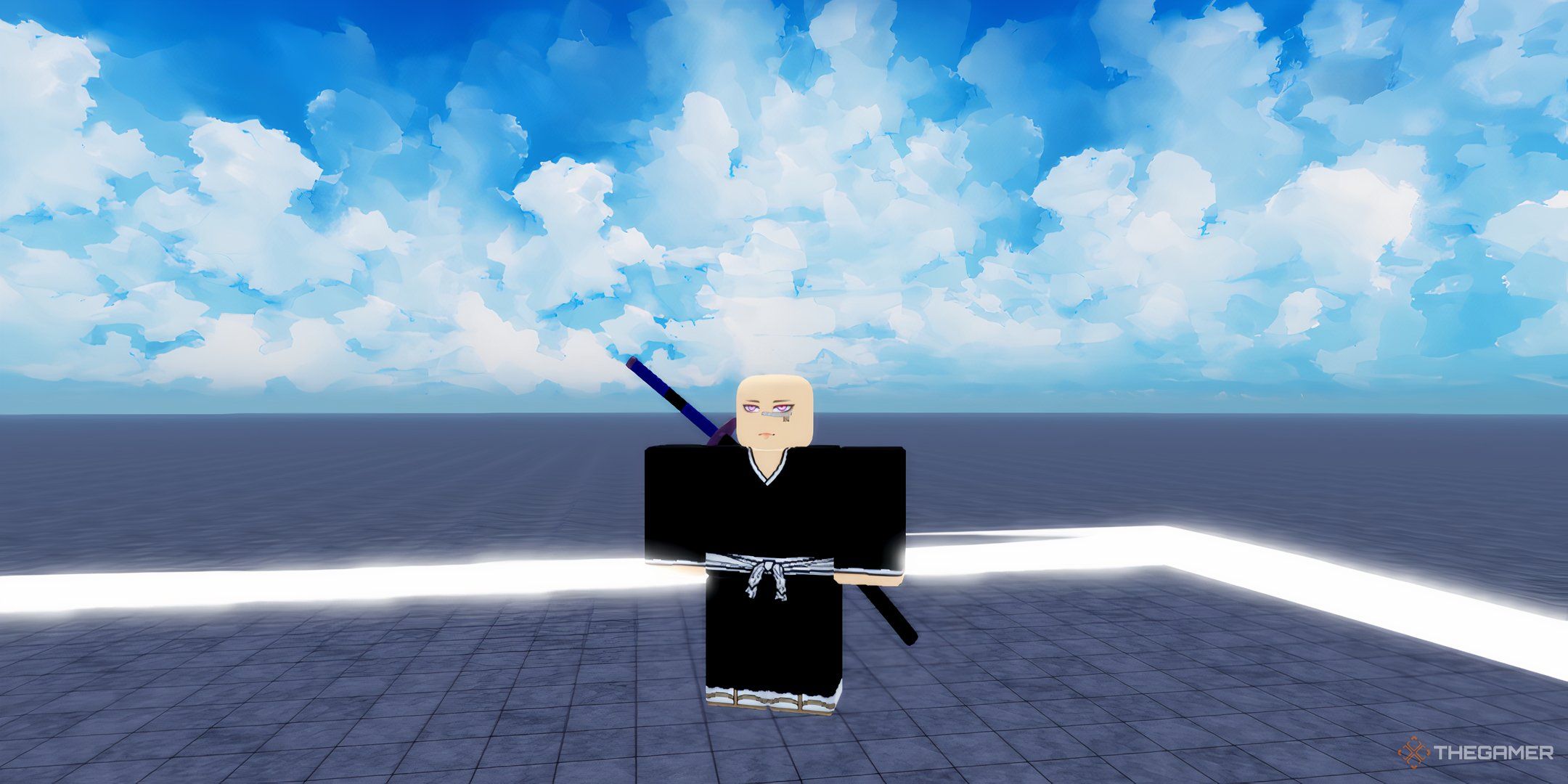 a player in Type Soul Battlegrounds on Roblox Roblox