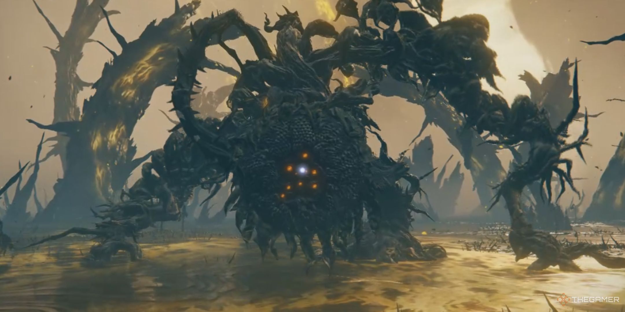 The Scadutree Avatar from Shadow of the Erdtree is shown in the image.