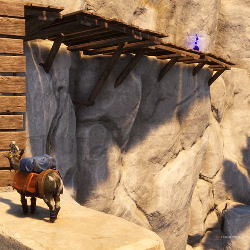 Third trinket location of Mount Olympus in Goat Simulator 3 Multiverse of Nonsense