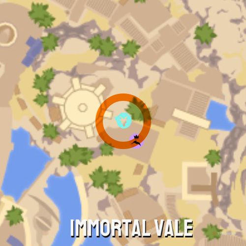 Third trinket location of Mount Olympus on the map in Goat Simulator 3 Multiverse of Nonsense.