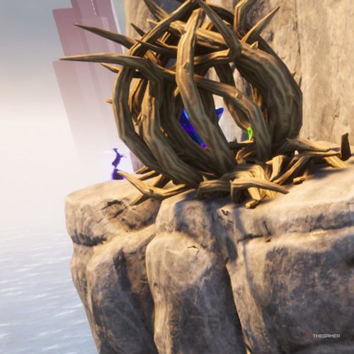 Seventeenth trinket location of Mount Olympus in Goat Simulator 3 Multiverse of Nonsense.