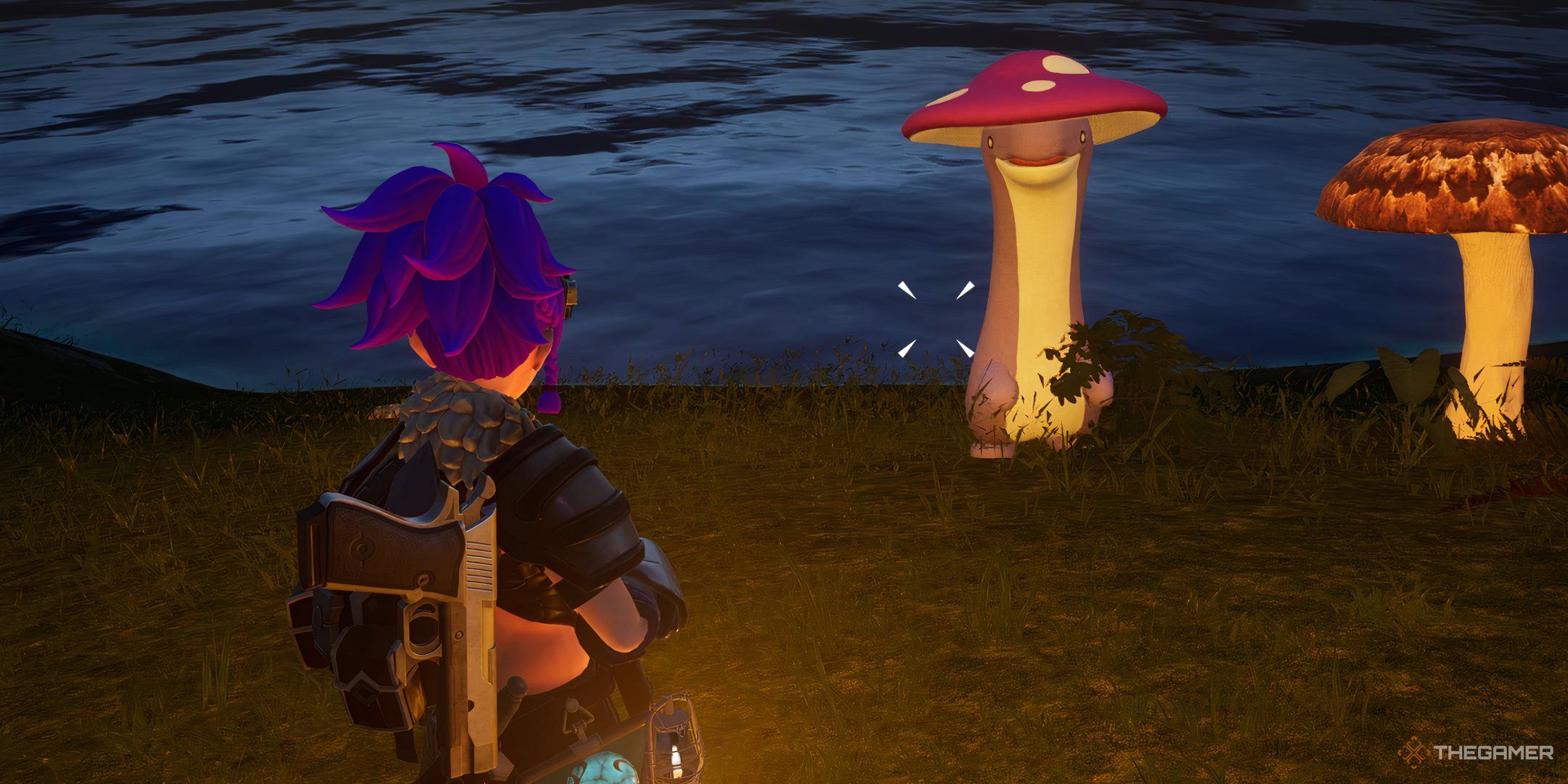Finding a Shroomer Noct in Palworld.