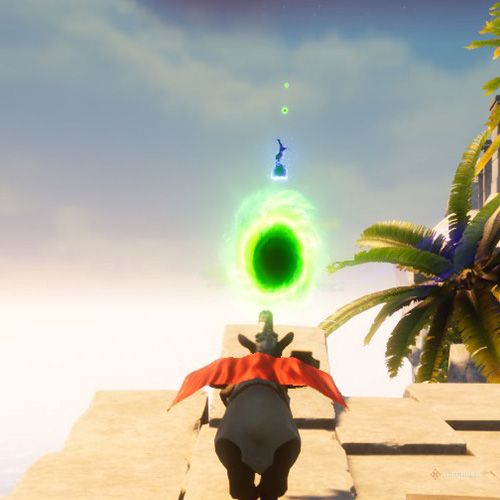Sixteenth trinket location of Mount Olympus in Goat Simulator 3 Multiverse of Nonsense.
